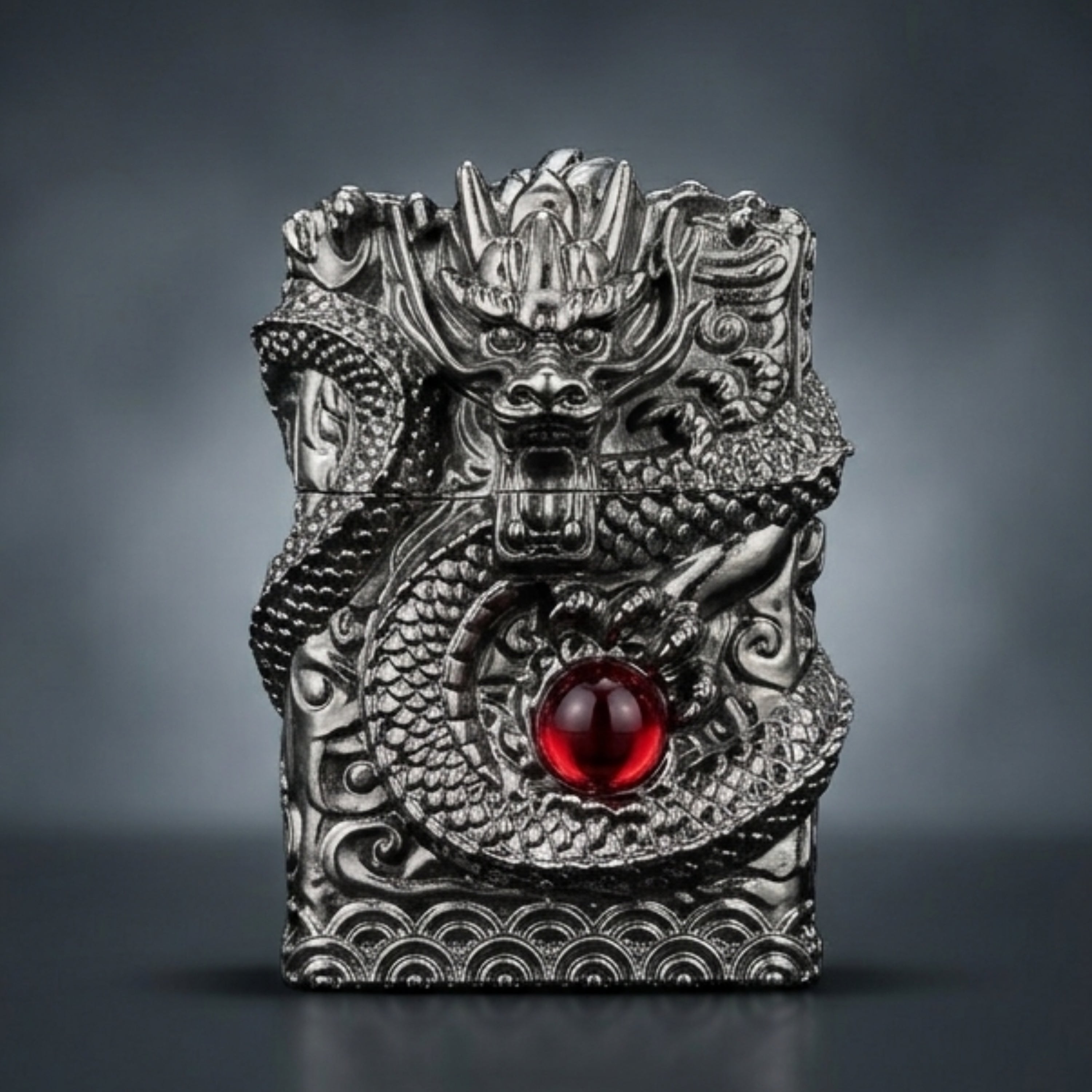 ALA FLAME 3D DRAGON Vintage Liquid Fuel Lighter
