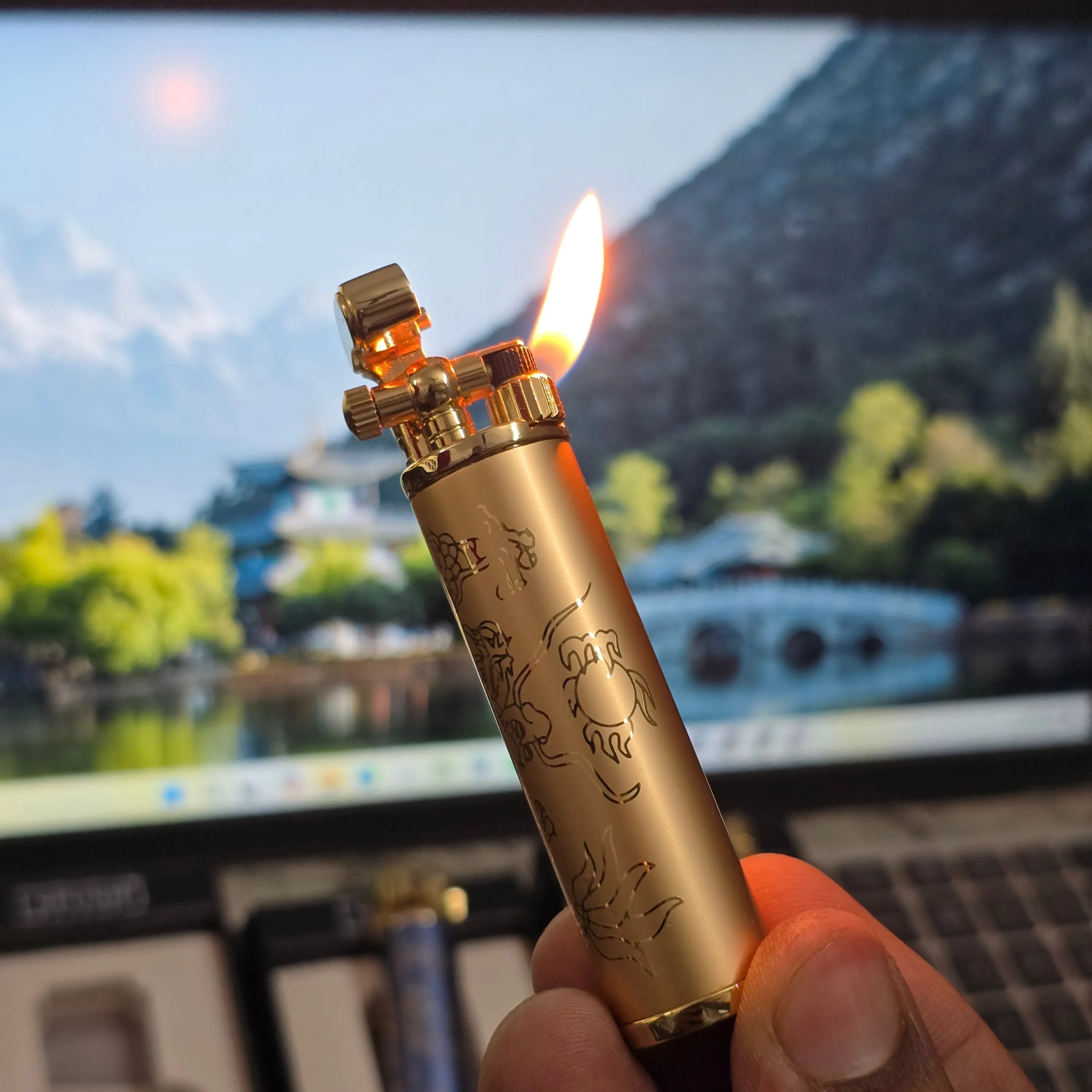 ALA FLAME Dragon Dynasty Rocker Arm Lighter
