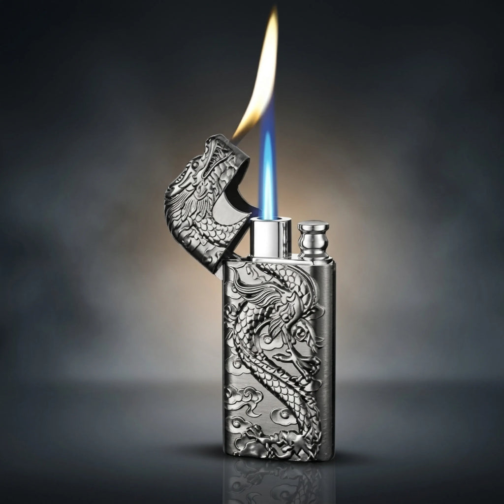 ALA FLAME Dynasty Imperial Dragon Dual Flame Lighter
