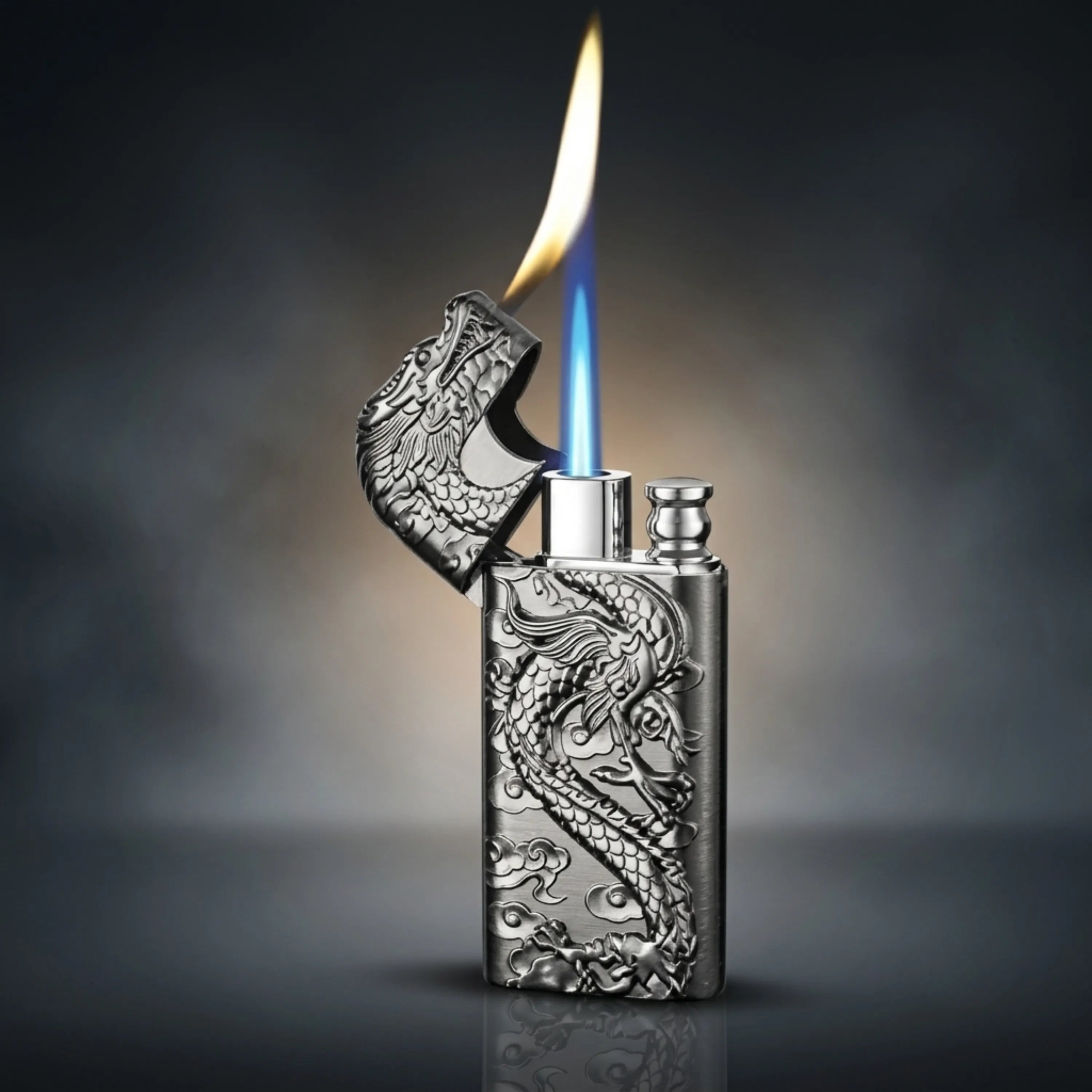 ALA FLAME Dynasty Imperial Dragon Dual Flame Lighter