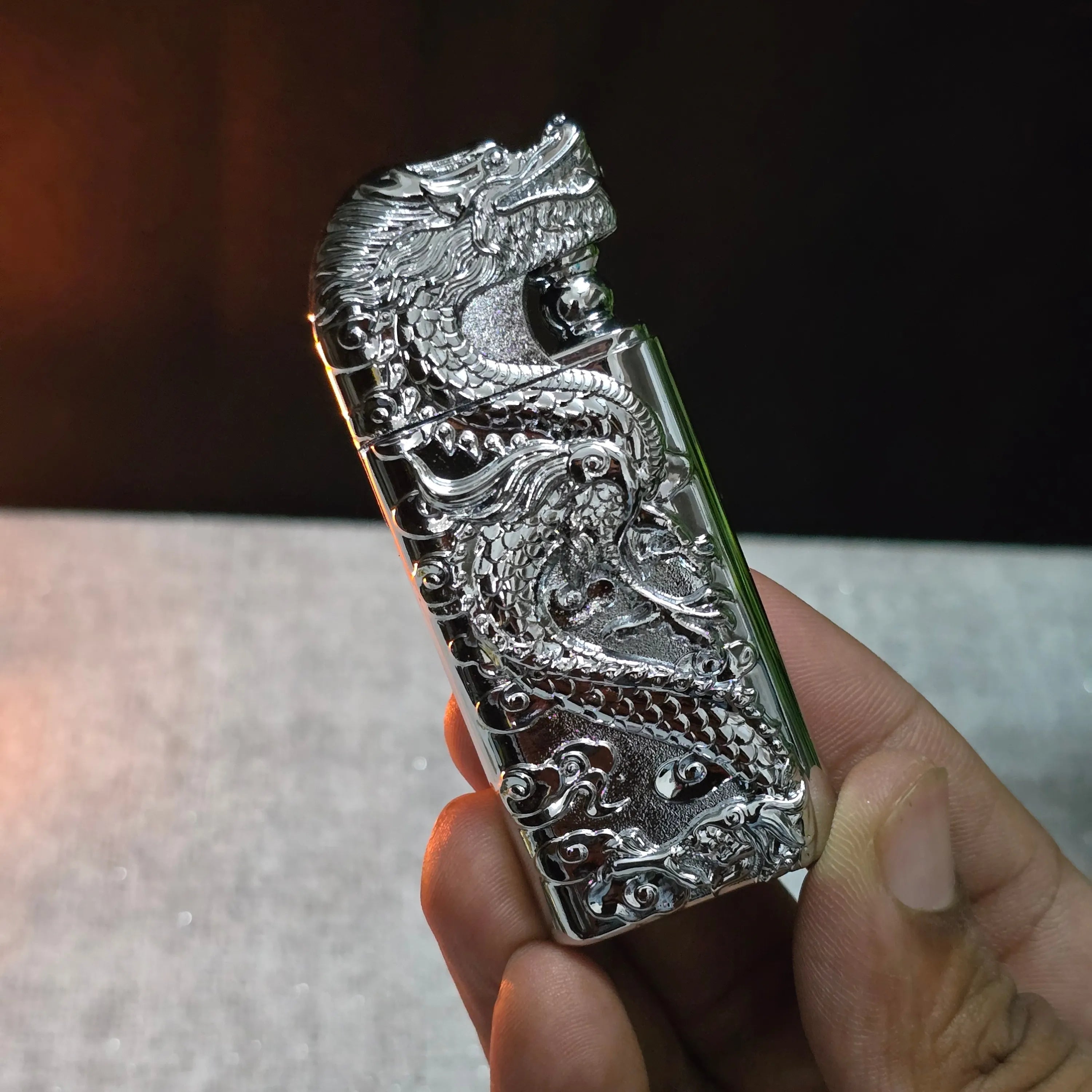 ALA FLAME Dynasty Imperial Dragon Dual Flame Lighter