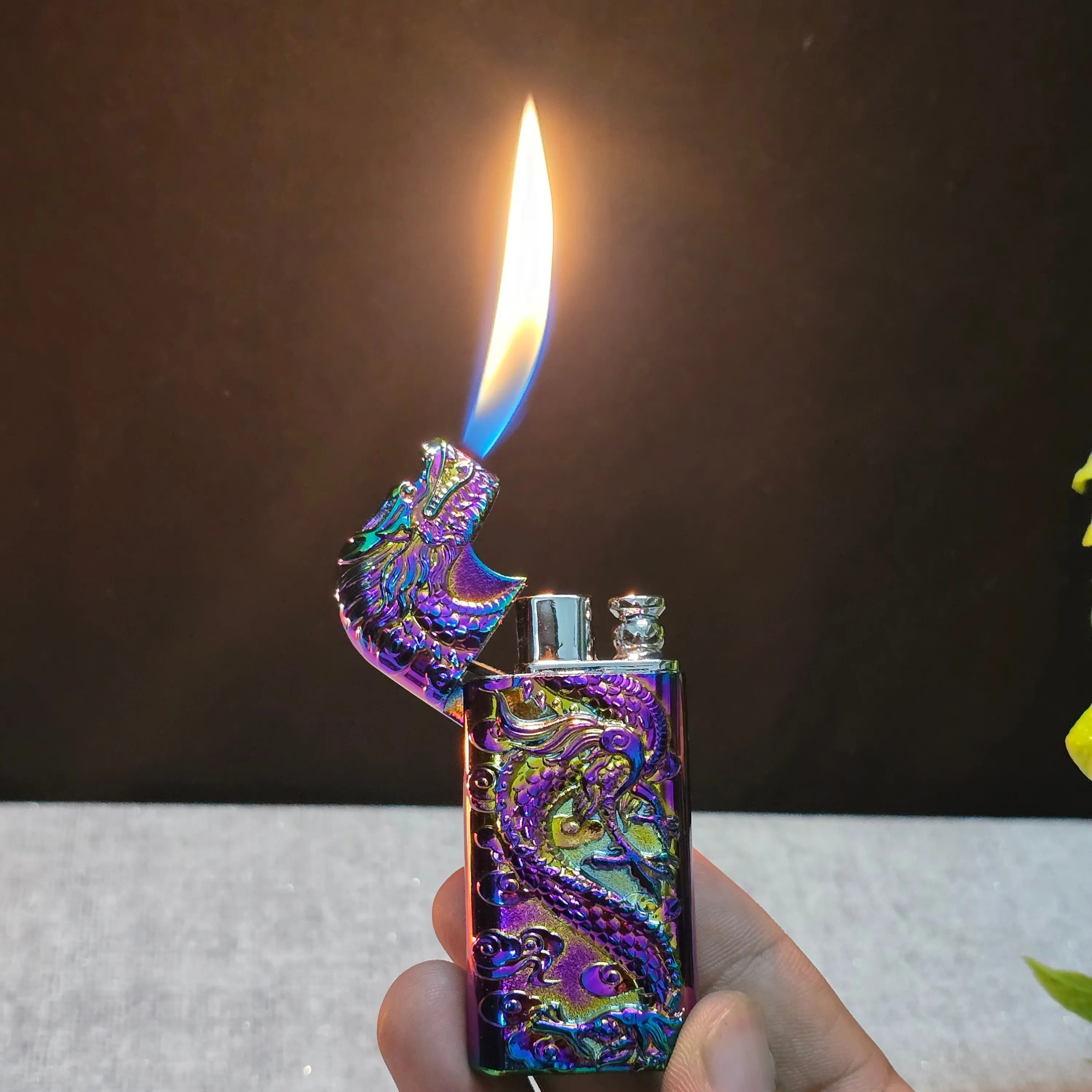 ALA FLAME Dynasty Imperial Dragon Dual Flame Lighter