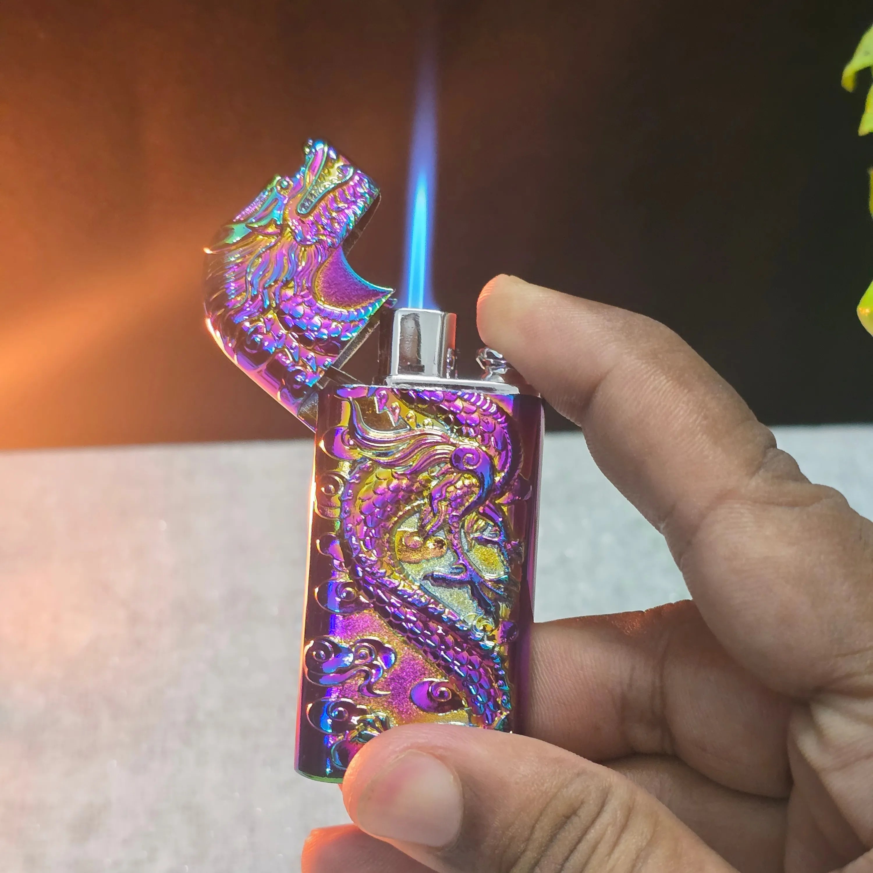 ALA FLAME Dynasty Imperial Dragon Dual Flame Lighter