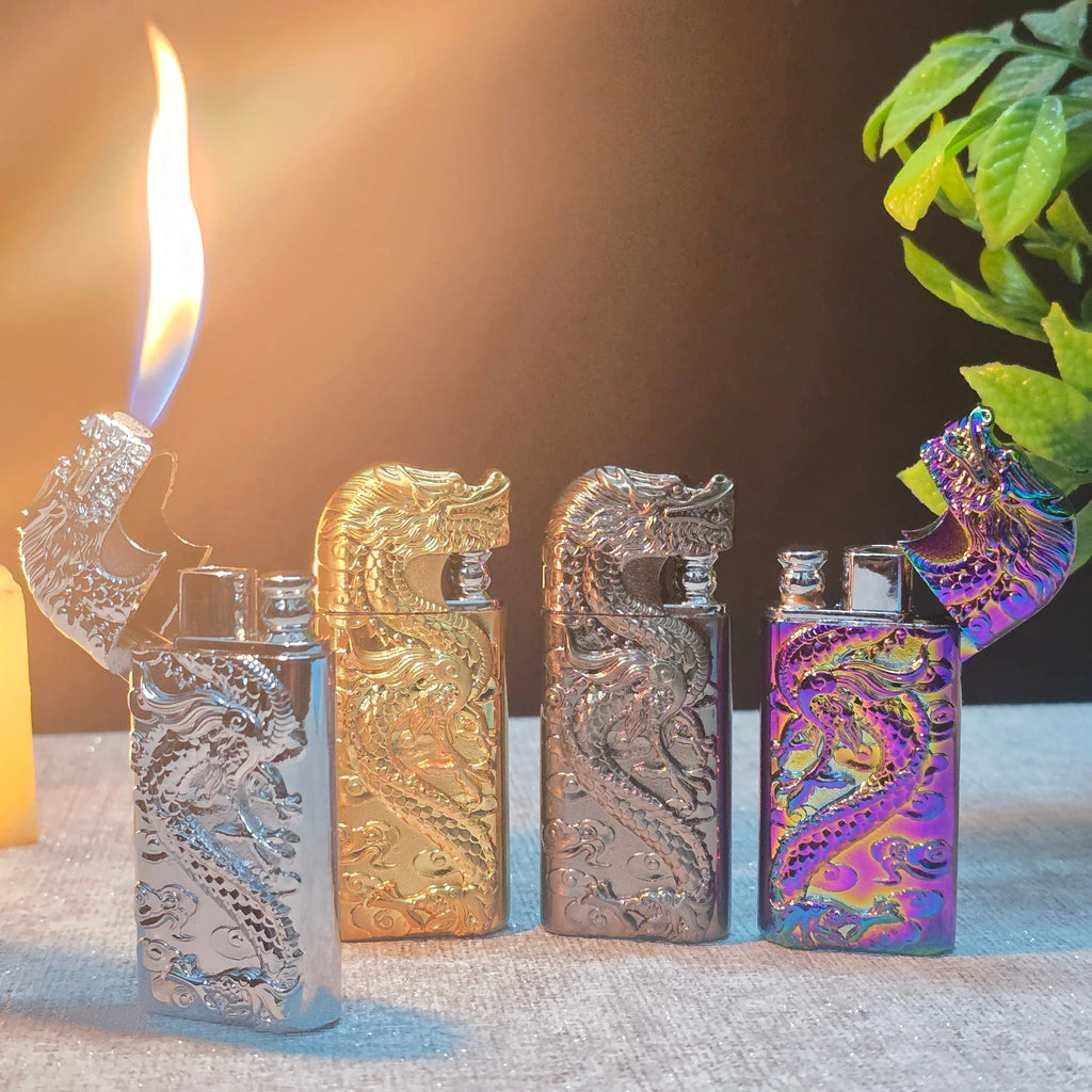 ALA FLAME Dynasty Imperial Dragon Dual Flame Lighter
