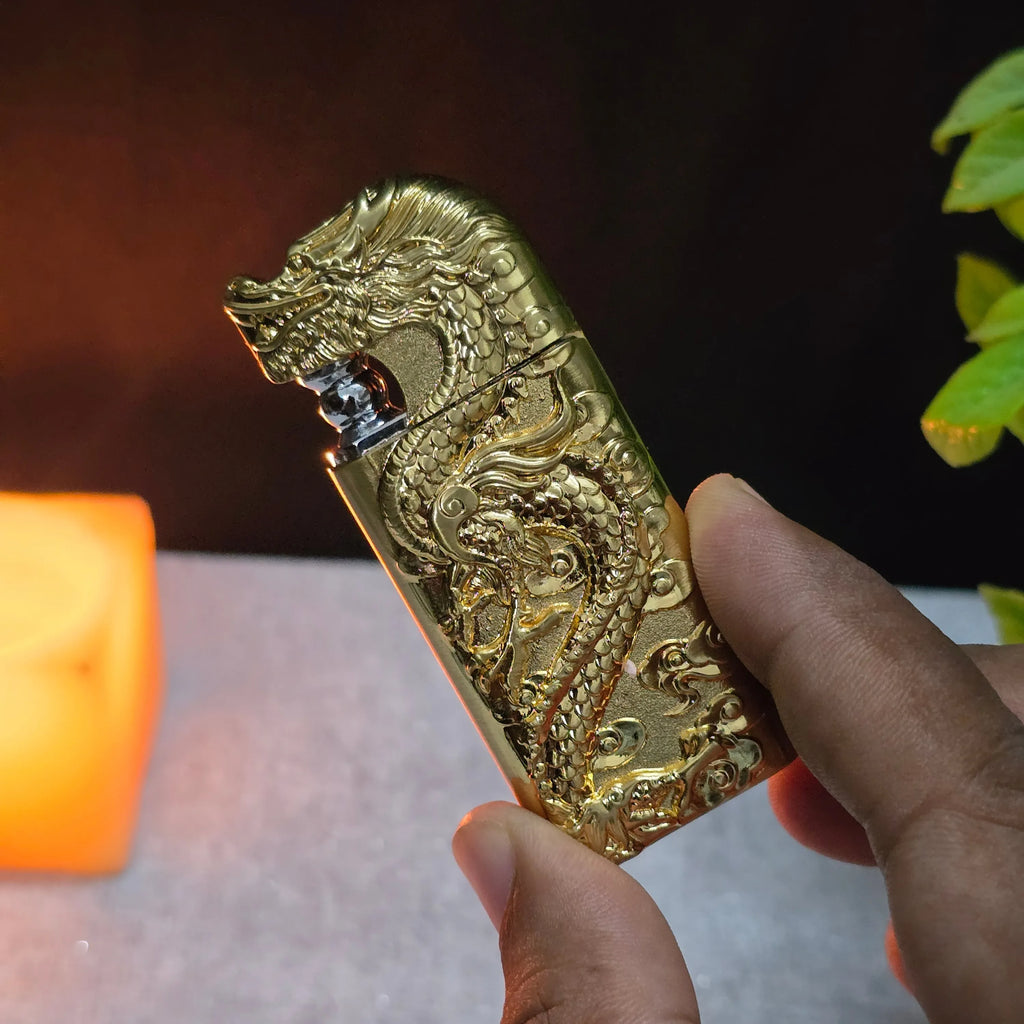 ALA FLAME Dynasty Imperial Dragon Dual Flame Lighter