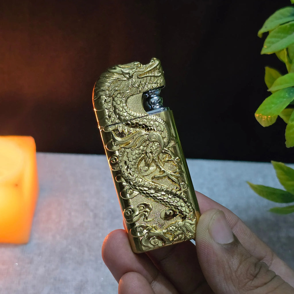 ALA FLAME Dynasty Imperial Dragon Dual Flame Lighter