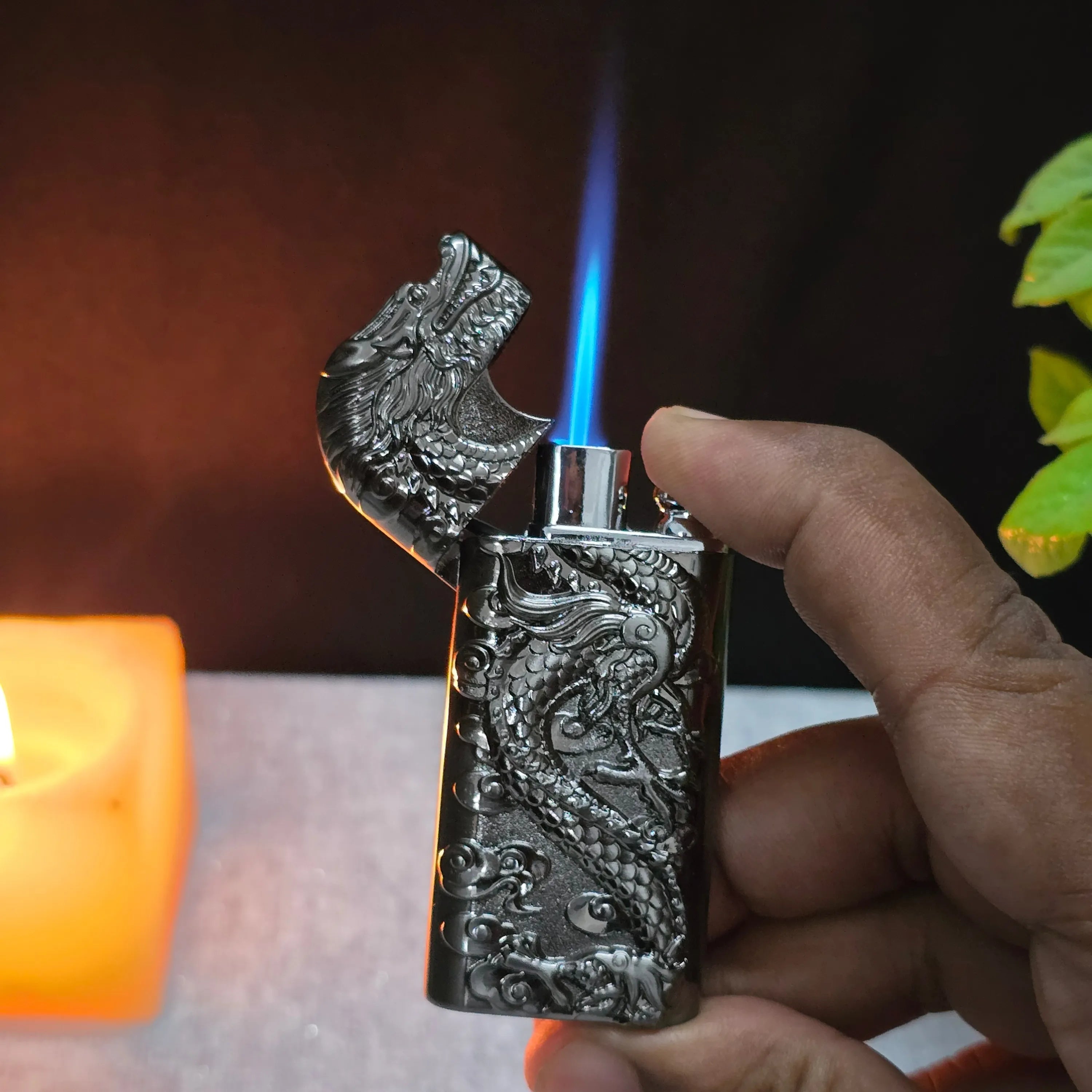 ALA FLAME Dynasty Imperial Dragon Dual Flame Lighter