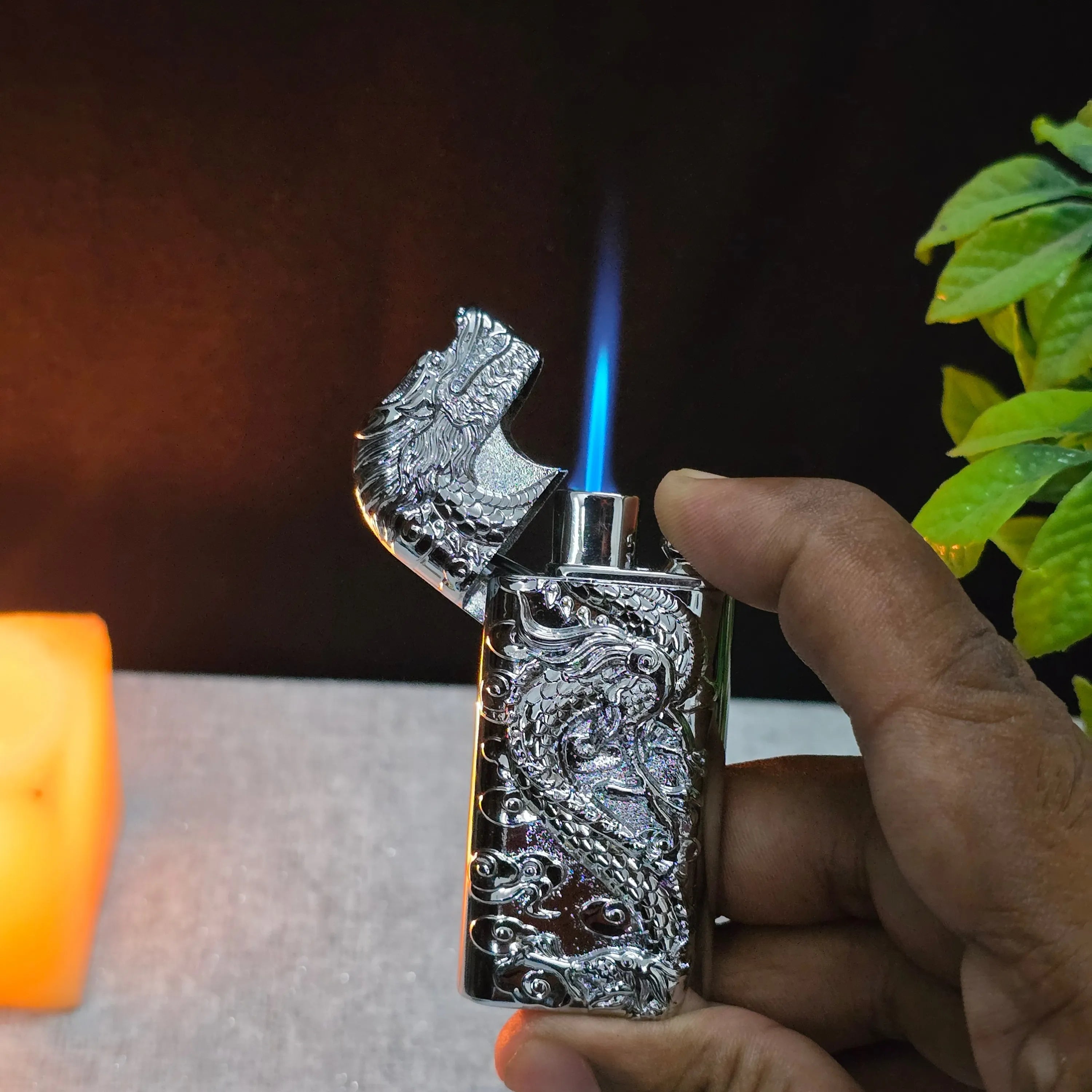 ALA FLAME Dynasty Imperial Dragon Dual Flame Lighter