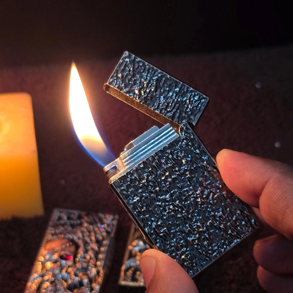 ALA FLAME HELLBOUND Gothic Skull Carved Lighter