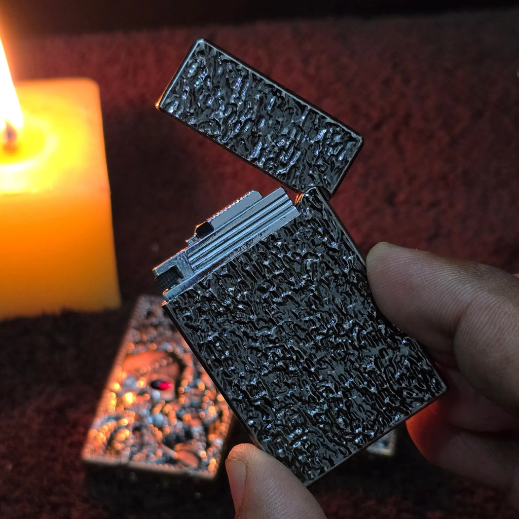 ALA FLAME HELLBOUND Gothic Skull Carved Lighter