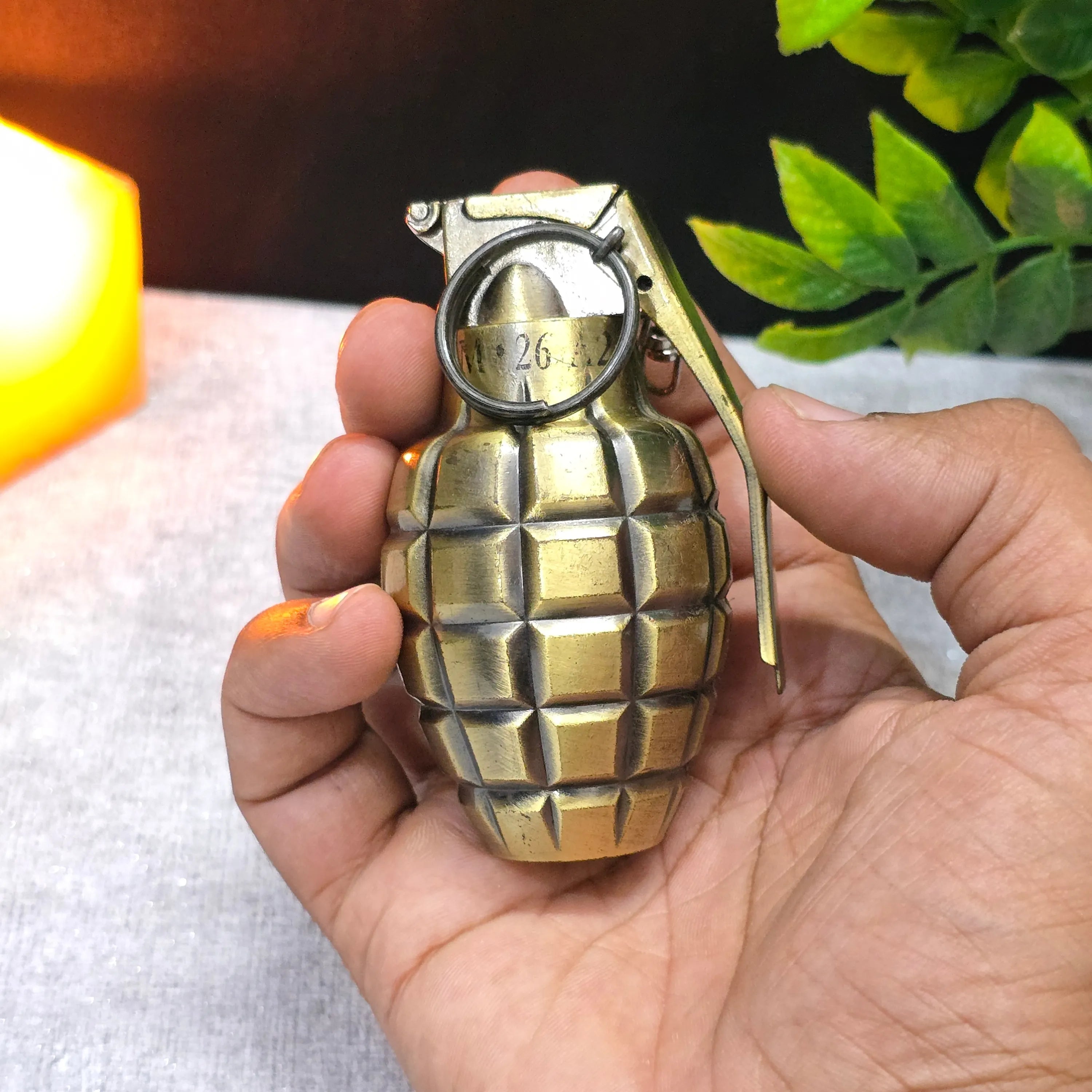 ALA FLAME Hand Grenade M26A2 Windproof Lighter