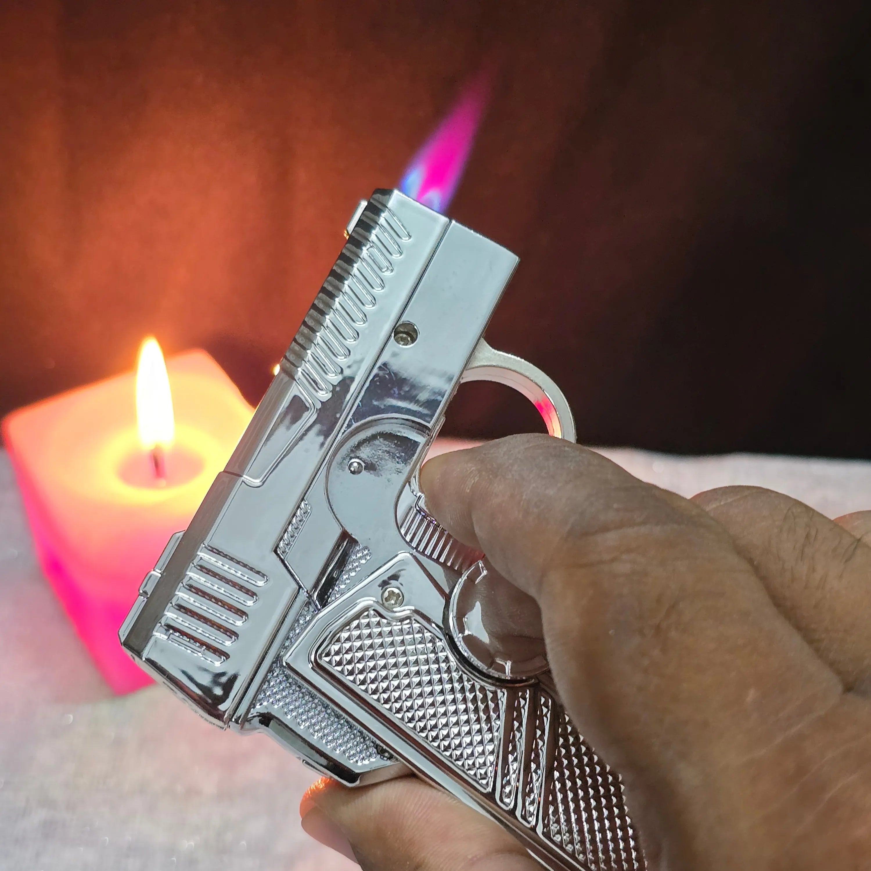ALA FLAME HyperSpin TH65 Fidget Gadget Lighter – Folding Design