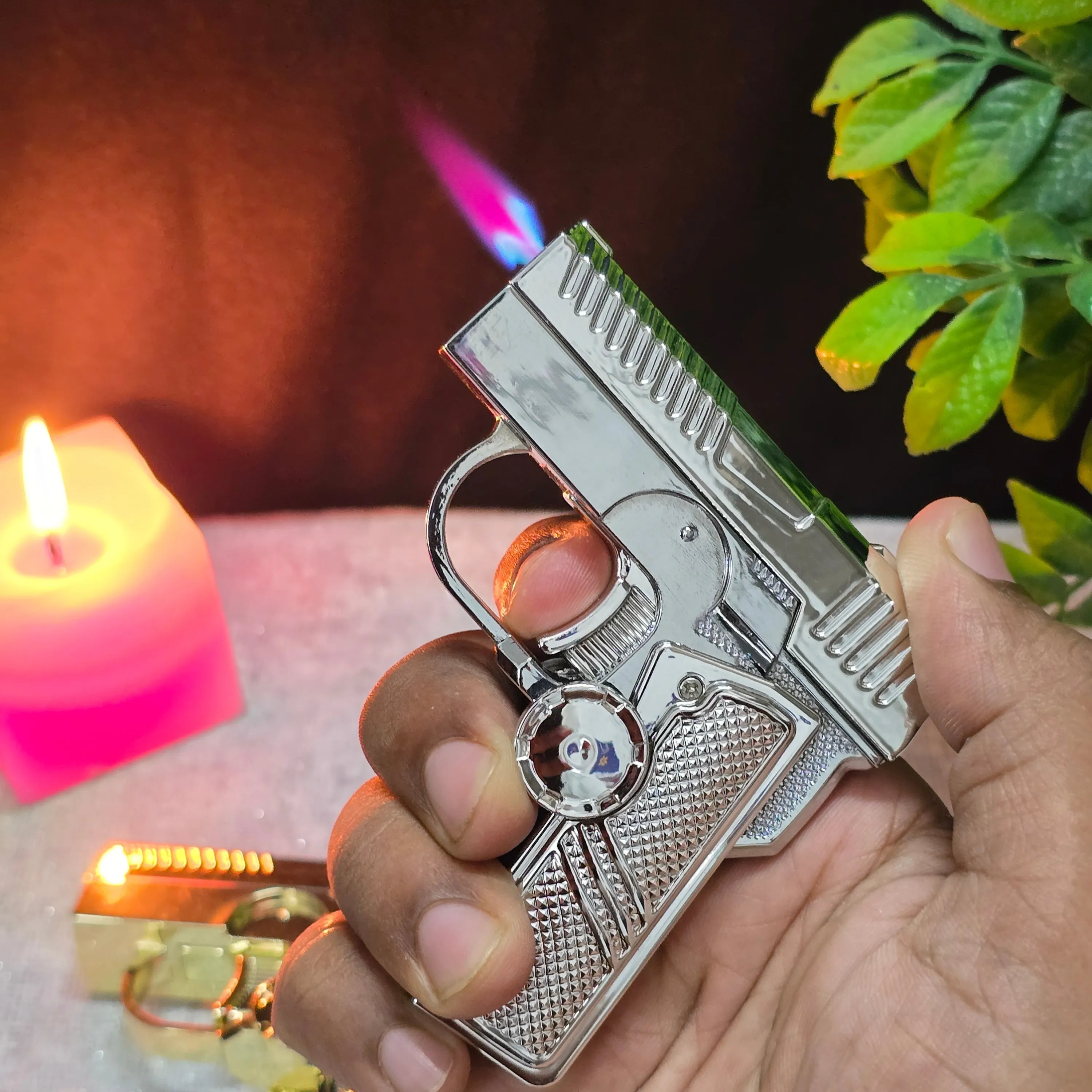 ALA FLAME HyperSpin TH65 Fidget Gadget Lighter – Folding Design