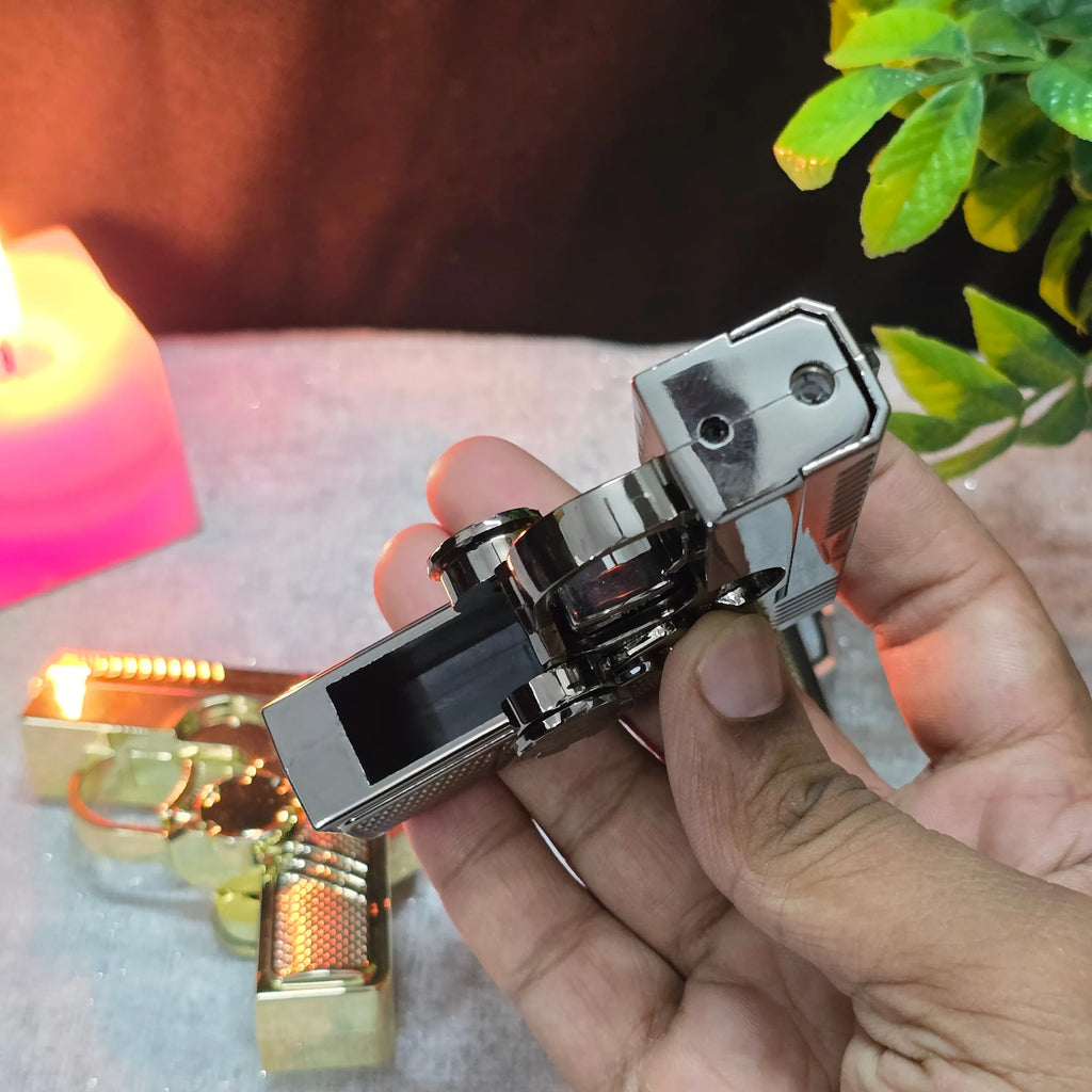 ALA FLAME HyperSpin TH65 Fidget Gadget Lighter – Folding Design