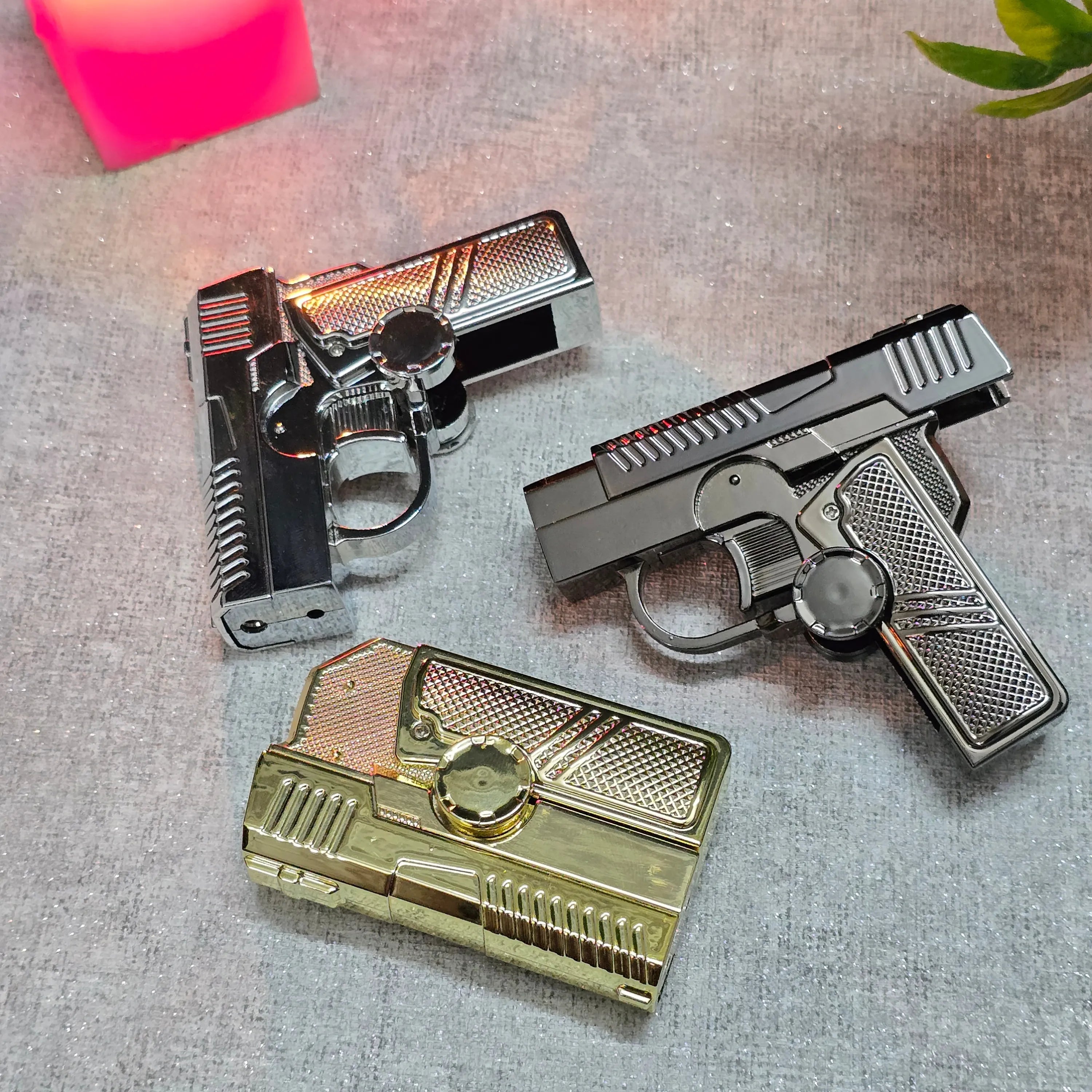 ALA FLAME HyperSpin TH65 Fidget Gadget Lighter – Folding Design