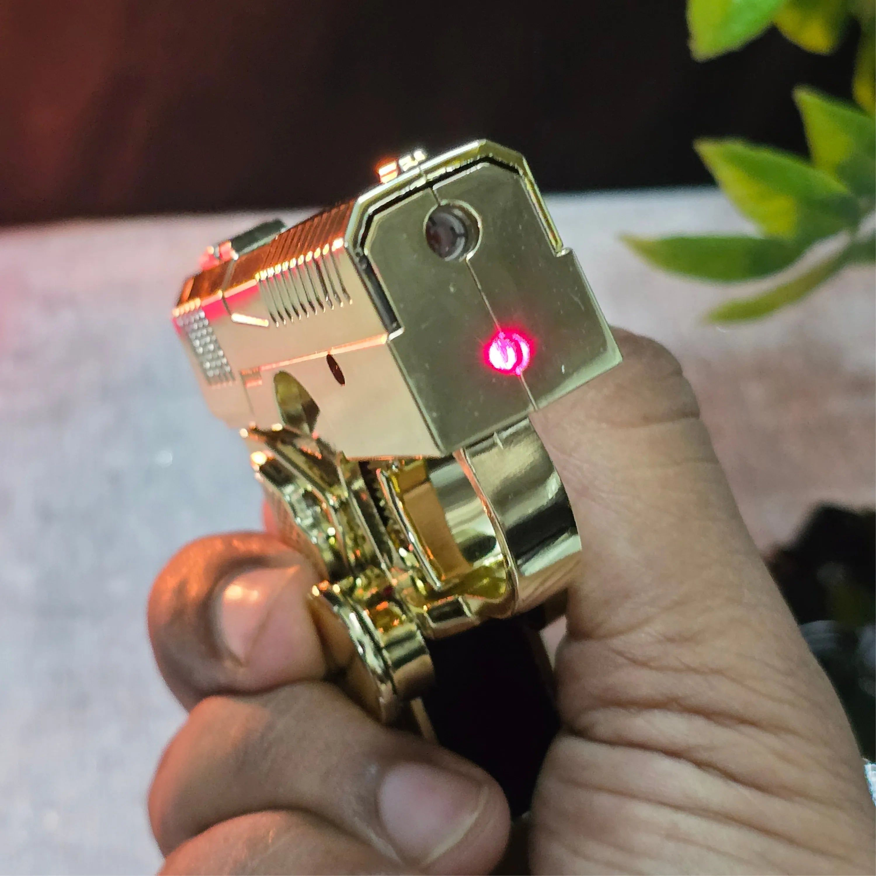 ALA FLAME HyperSpin TH65 Fidget Gadget Lighter – Folding Design