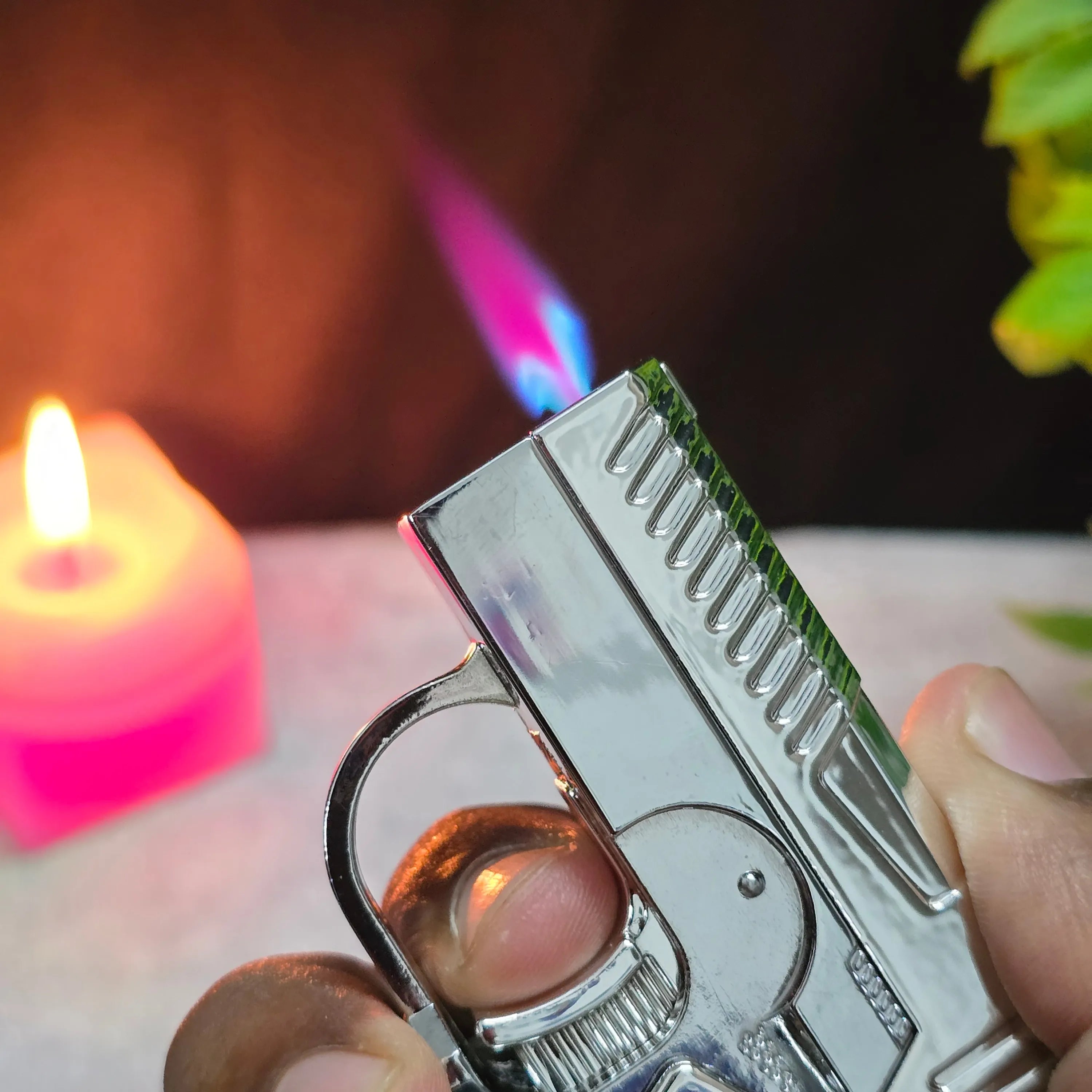 ALA FLAME HyperSpin TH65 Fidget Gadget Lighter – Folding Design