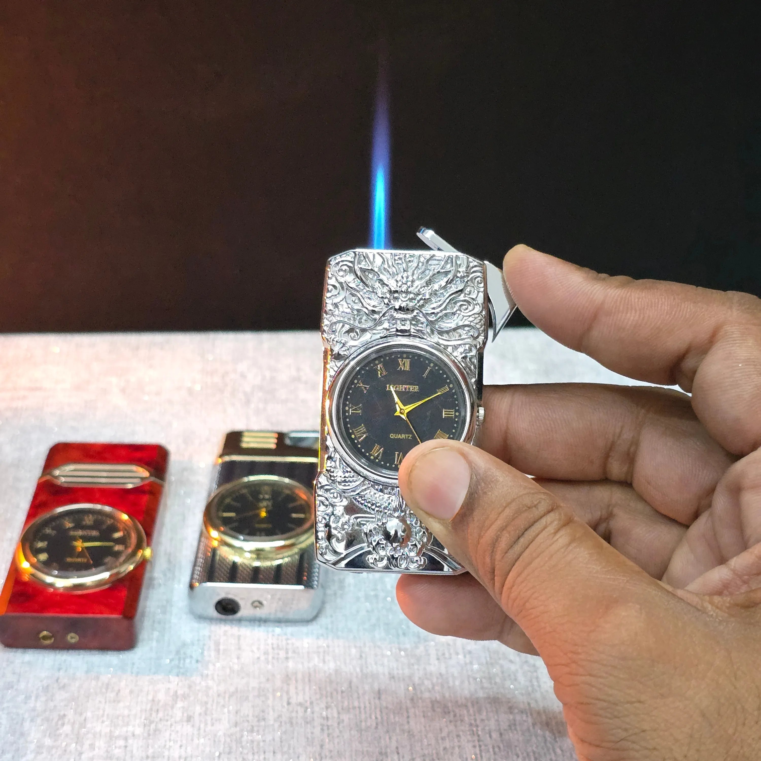 ALA FLAME MIDNIGHT CHRONO Watch Lighter