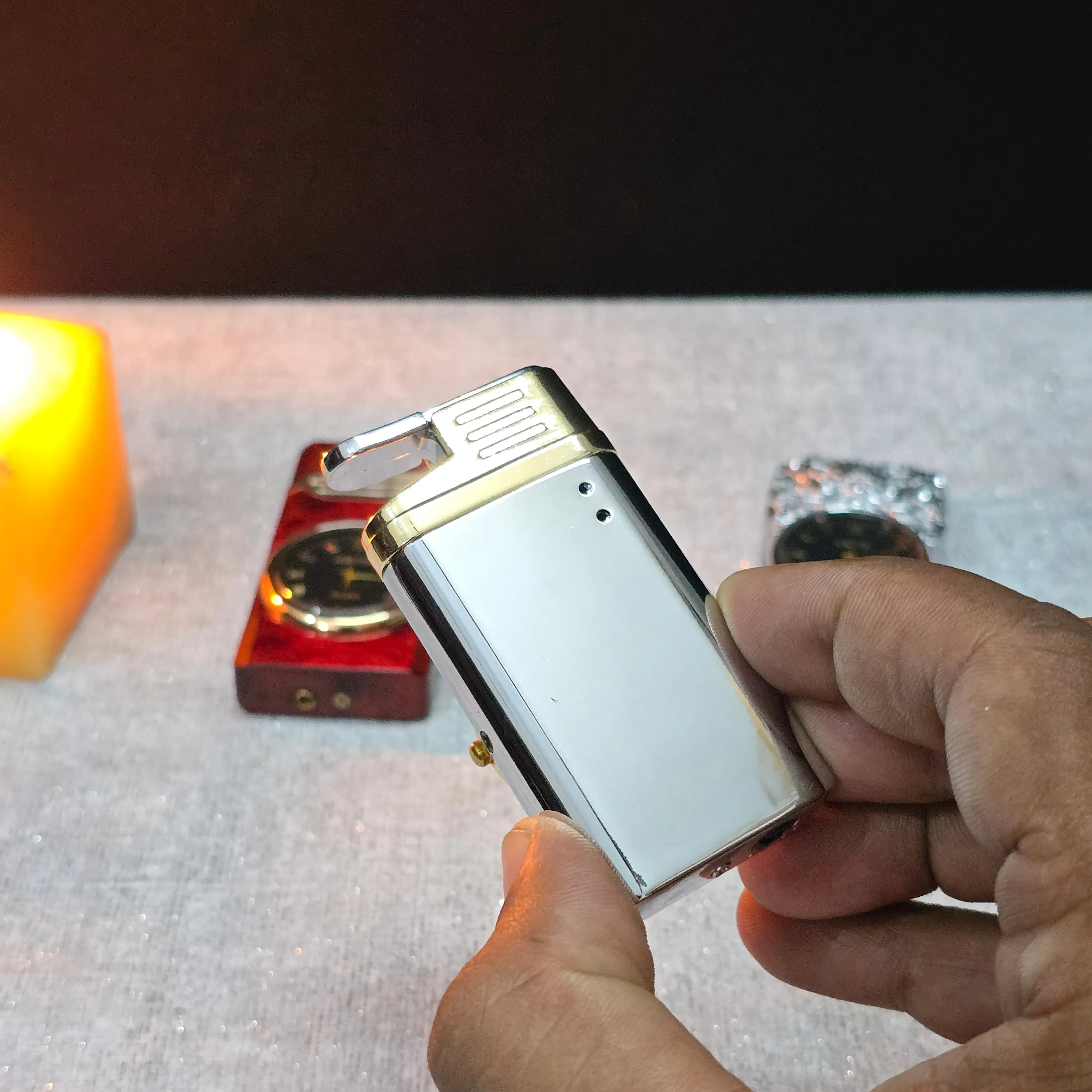 ALA FLAME MIDNIGHT CHRONO Watch Lighter