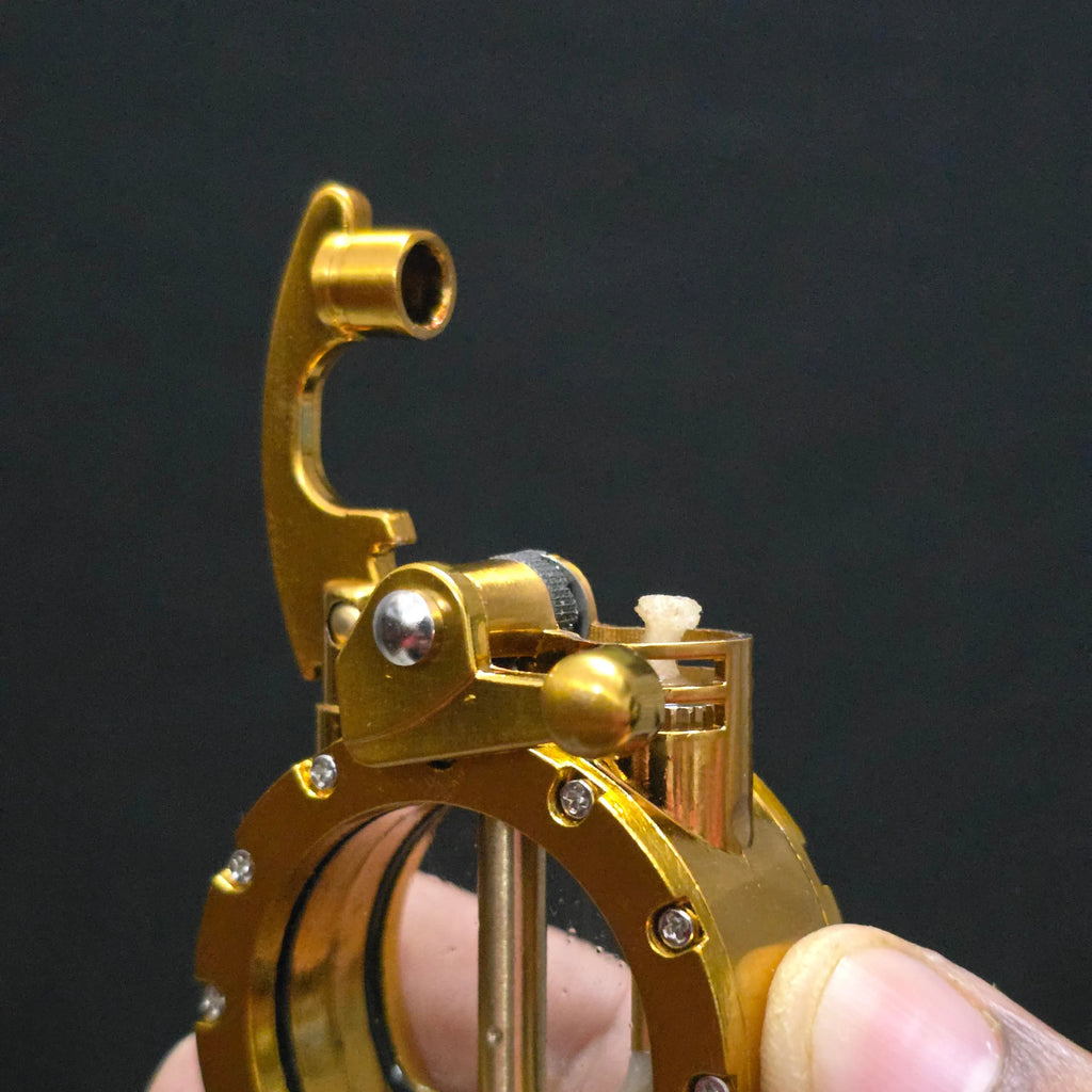 ALA FLAME Retro Classic Metal Rocker Arm Liquid Fluid Lighter