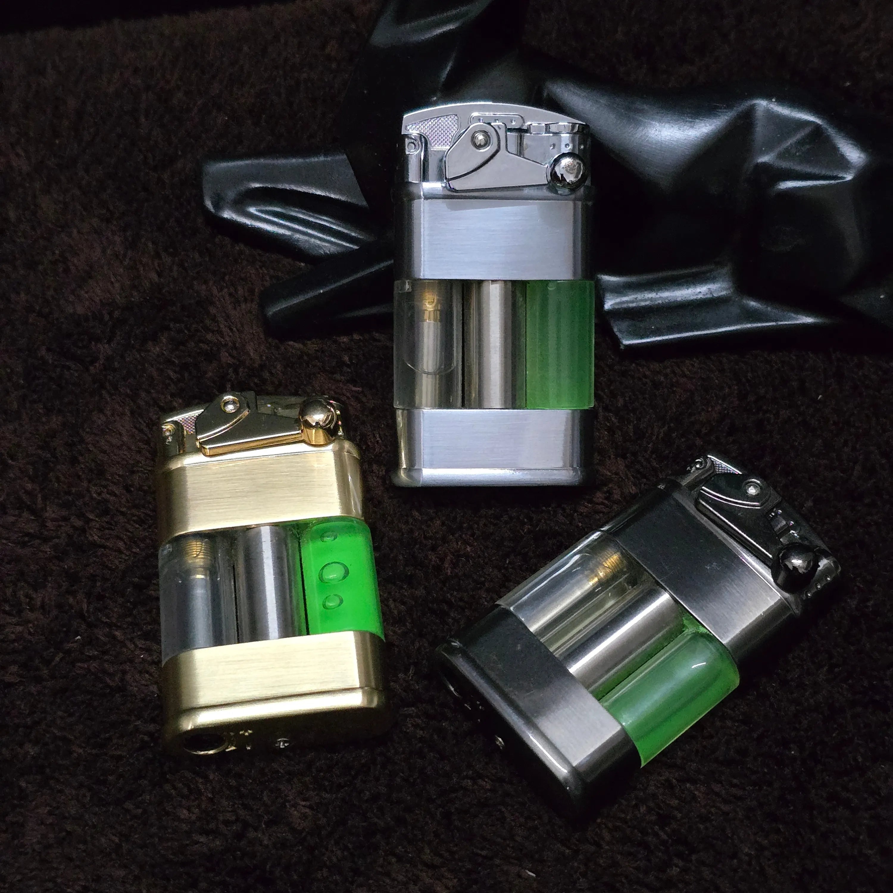 ALA FLAME Neon Glow Green Flame Lighter