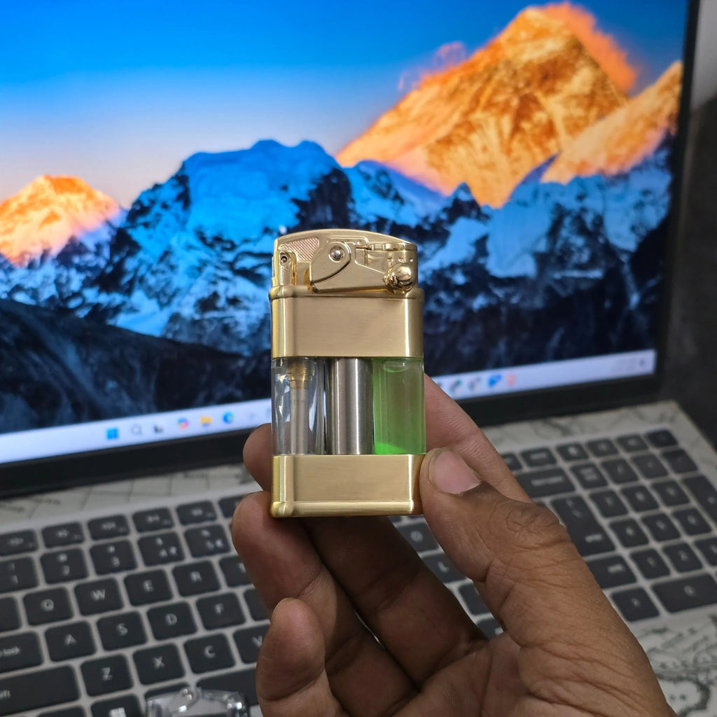 ALA FLAME Neon Glow Green Flame Lighter
