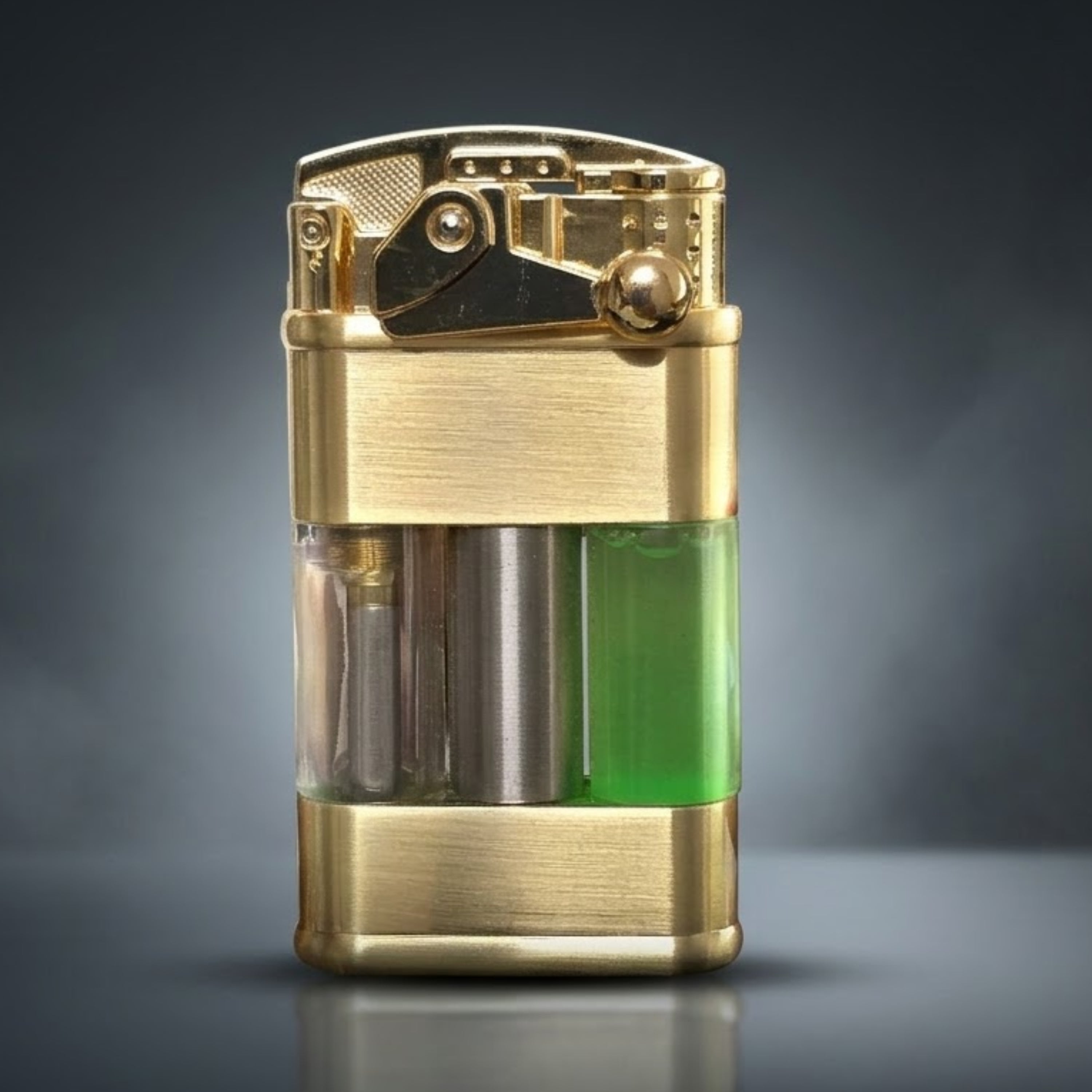 ALA FLAME Neon Glow Green Flame Lighter