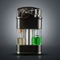 ALA FLAME Neon Glow Green Flame Lighter