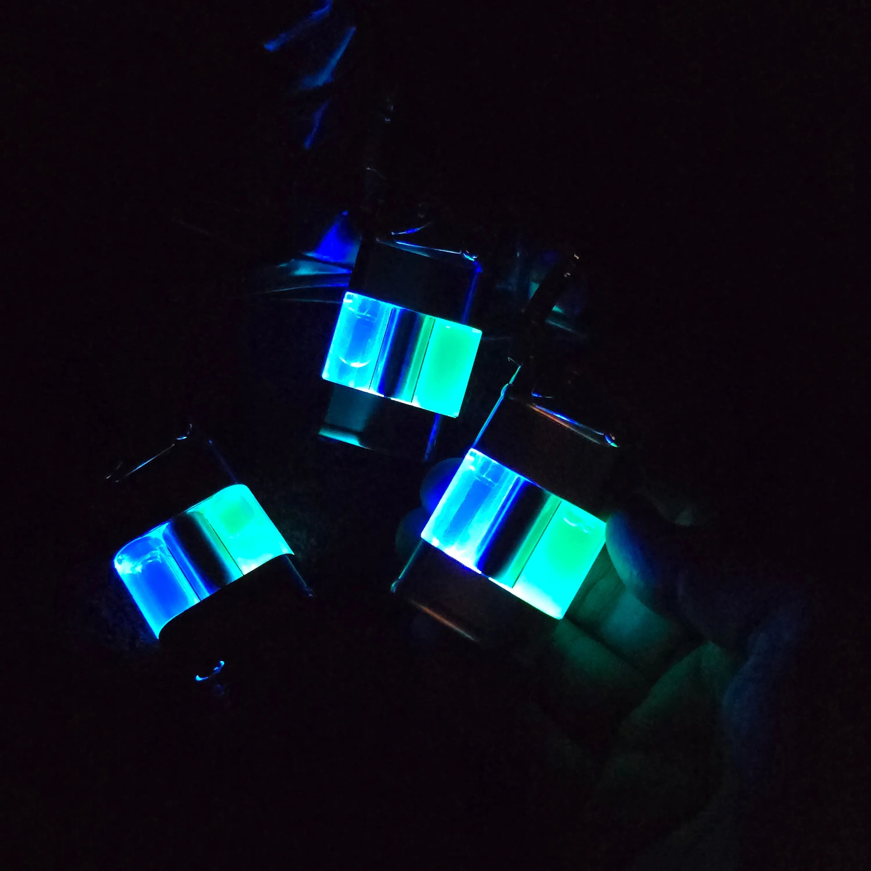 ALA FLAME Neon Glow Green Flame Lighter