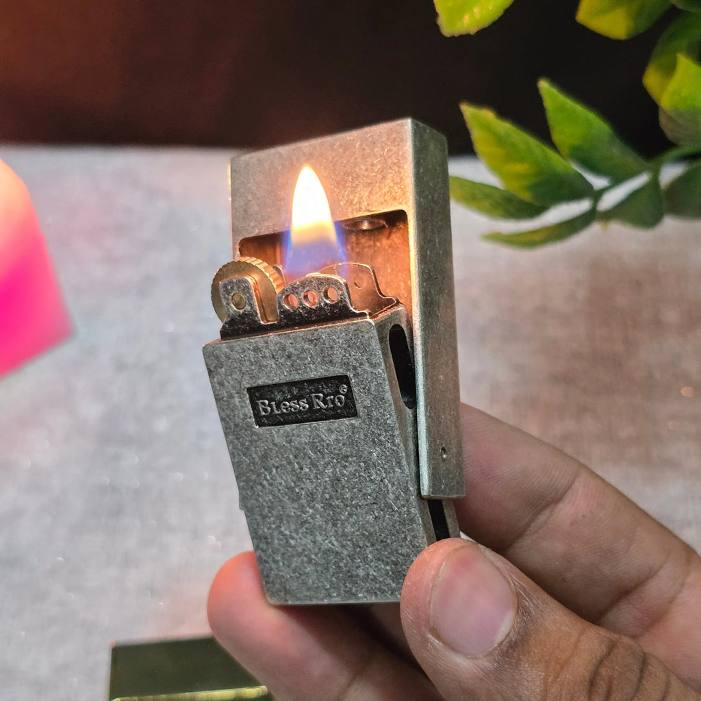 ALA FLAME OldTown Rustic Front-Flip Fuel Lighter