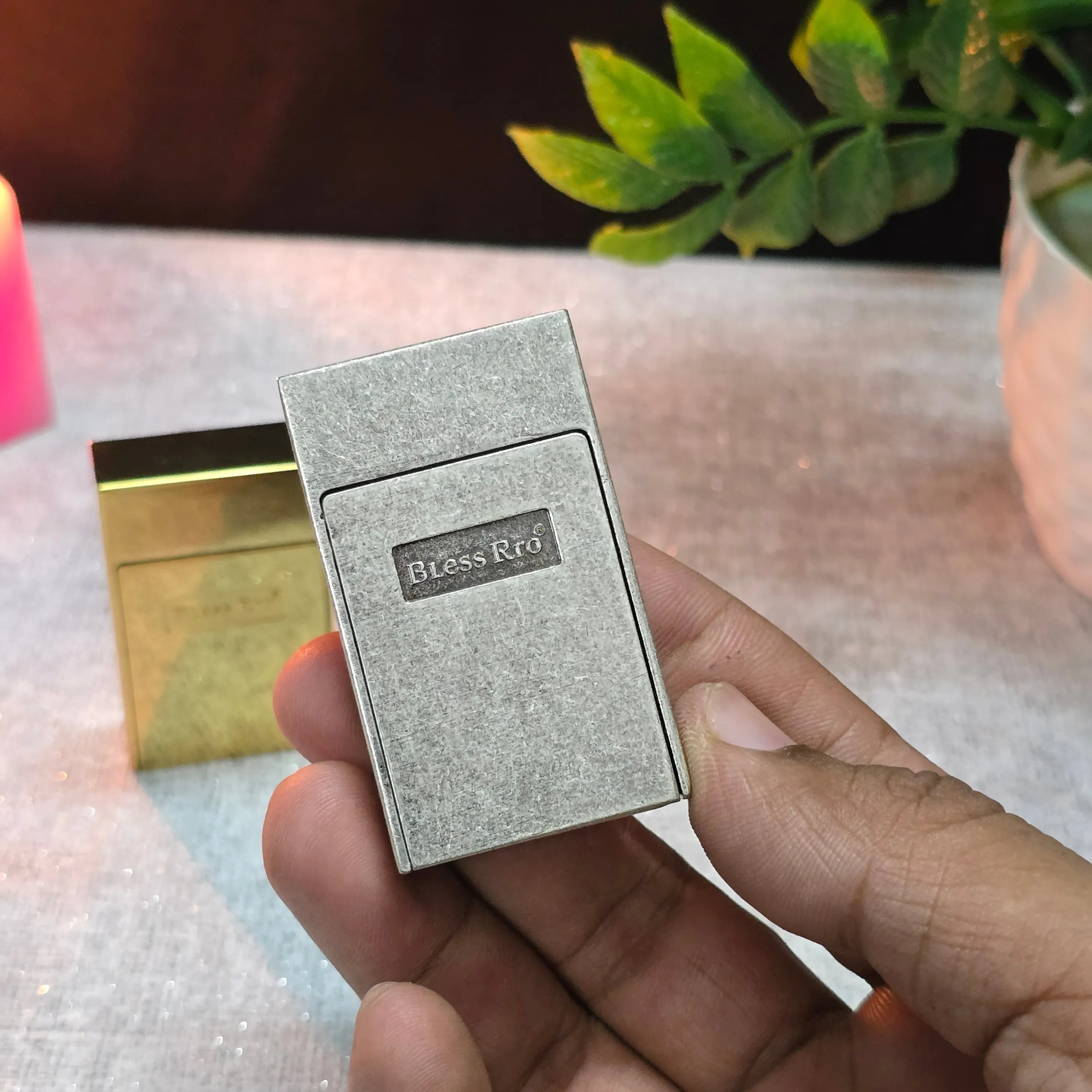 ALA FLAME OldTown Rustic Front-Flip Fuel Lighter