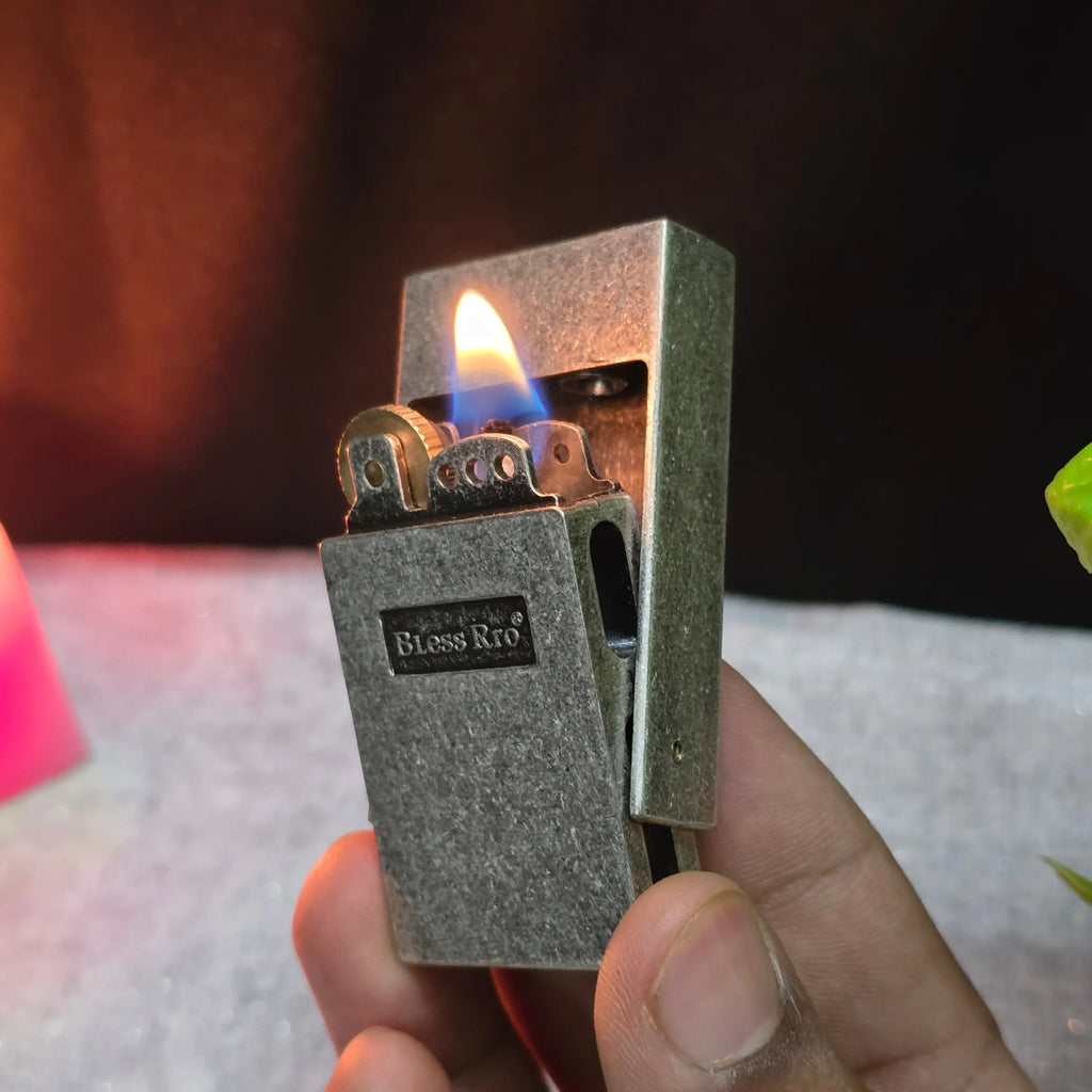 ALA FLAME OldTown Rustic Front-Flip Fuel Lighter