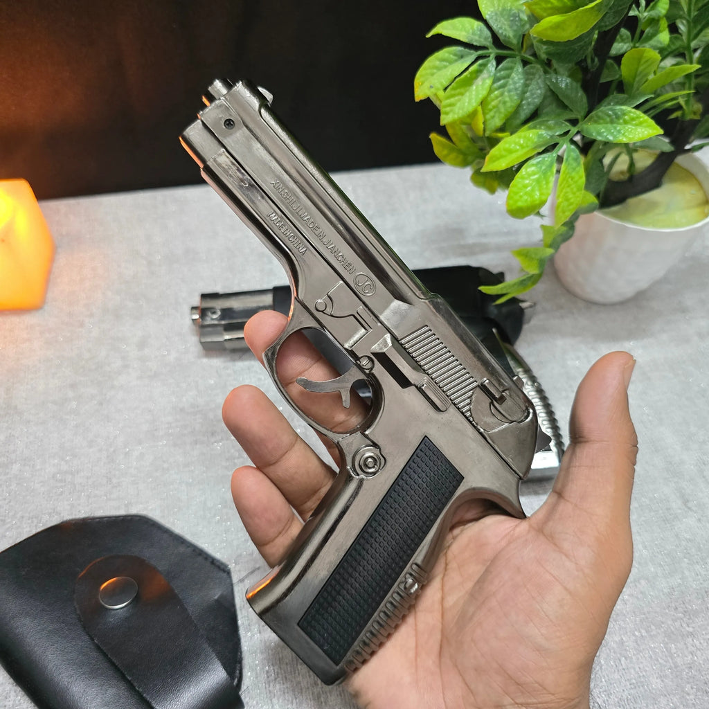 ALA FLAME 608 Reloaded Gun Lighter – Heavy Metal Windproof Jet Flame Lighter