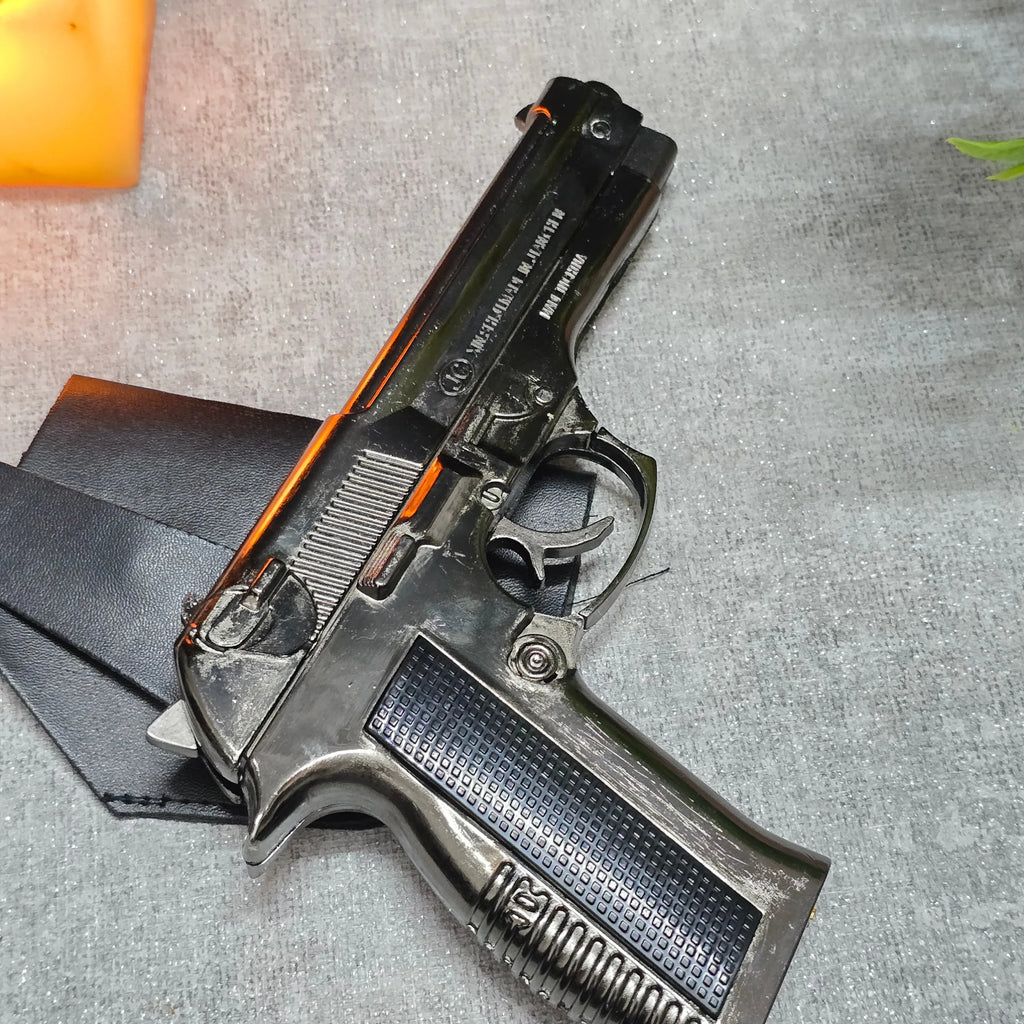 ALA FLAME 608 Reloaded Gun Lighter – Heavy Metal Windproof Jet Flame Lighter