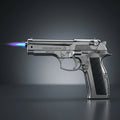 ALA FLAME 608 Reloaded Gun Lighter – Heavy Metal Windproof Jet Flame Lighter