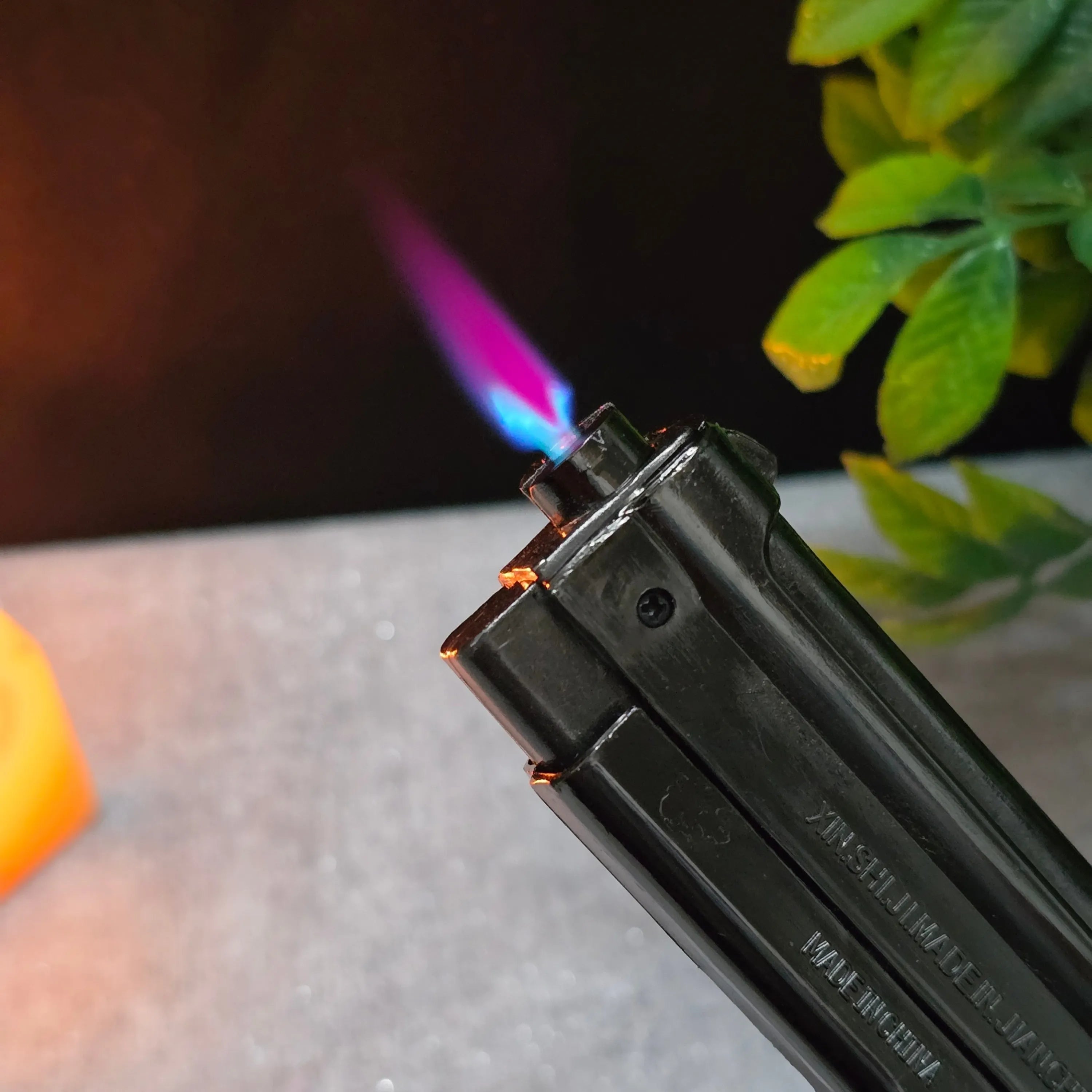 ALA FLAME 608 Reloaded Gun Lighter – Heavy Metal Windproof Jet Flame Lighter