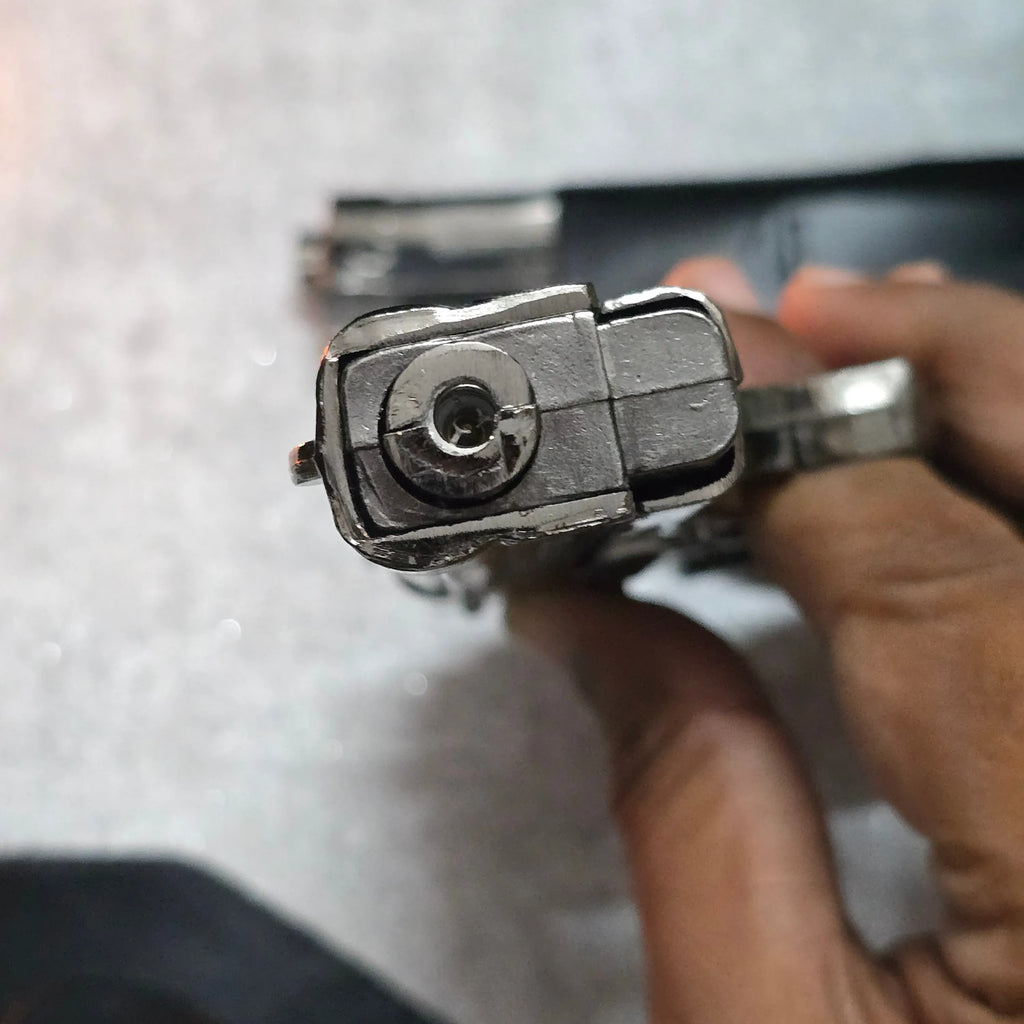 ALA FLAME 608 Reloaded Gun Lighter – Heavy Metal Windproof Jet Flame Lighter
