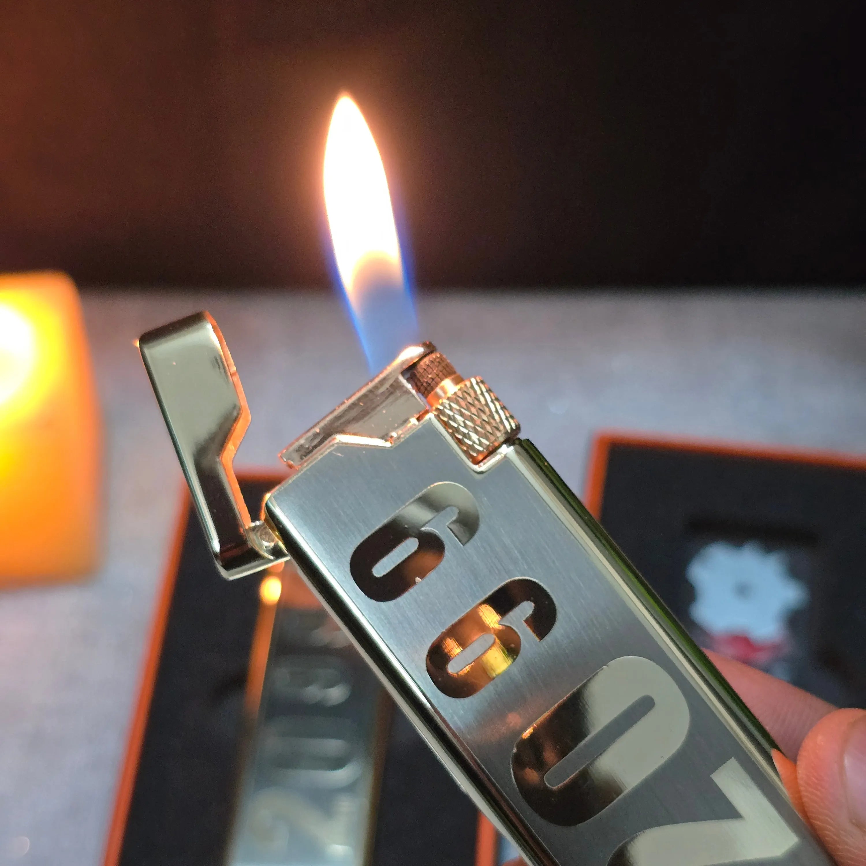 ALA FLAME RetroGrade 2099 Ultra-Thin Metal Lighter