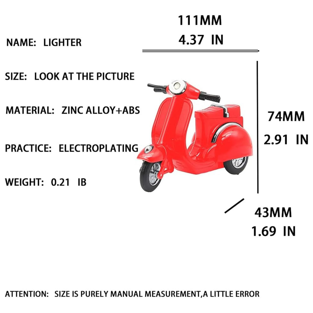ALA FLAME RetroRide Mini Scooter Lighter