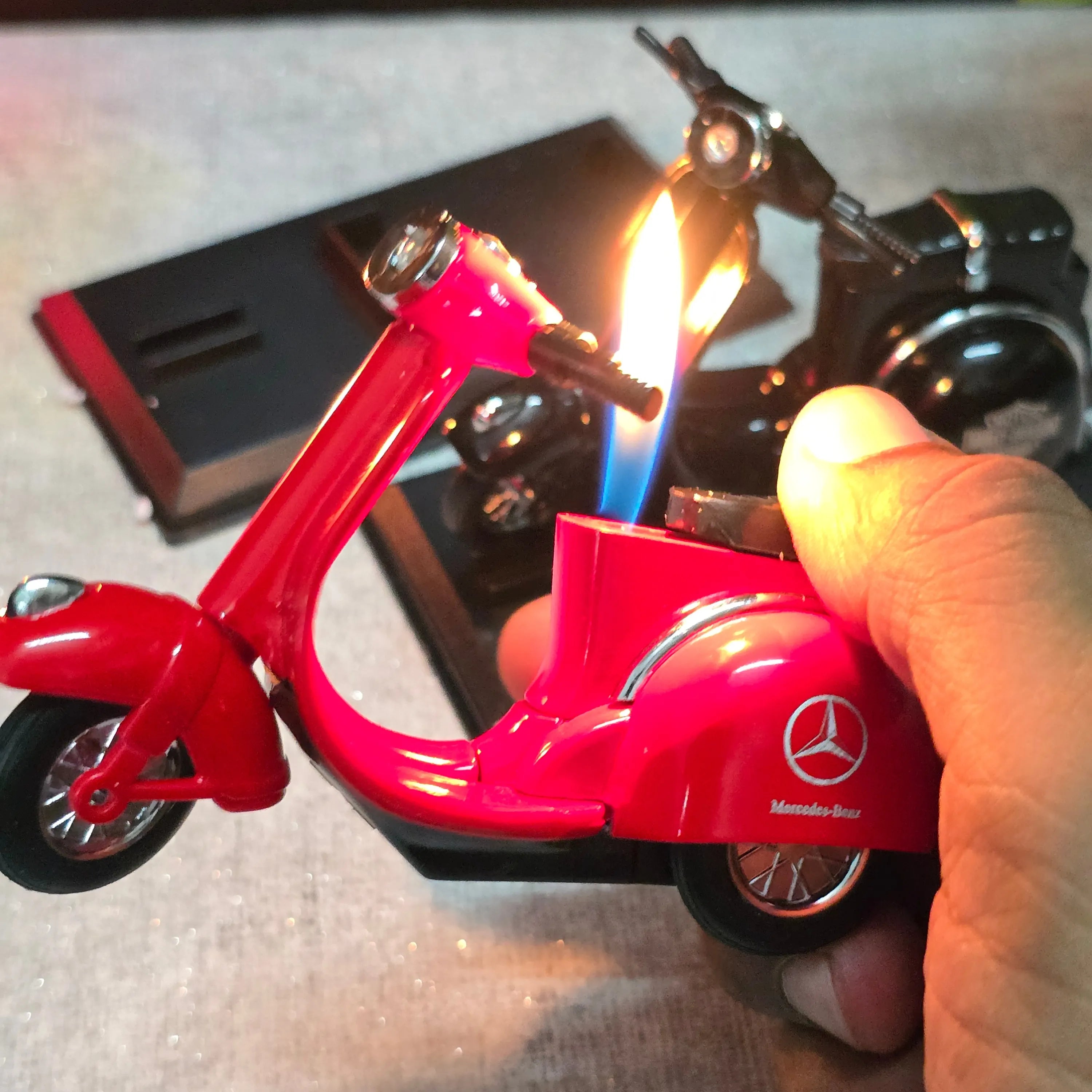 ALA FLAME RetroRide Mini Scooter Lighter