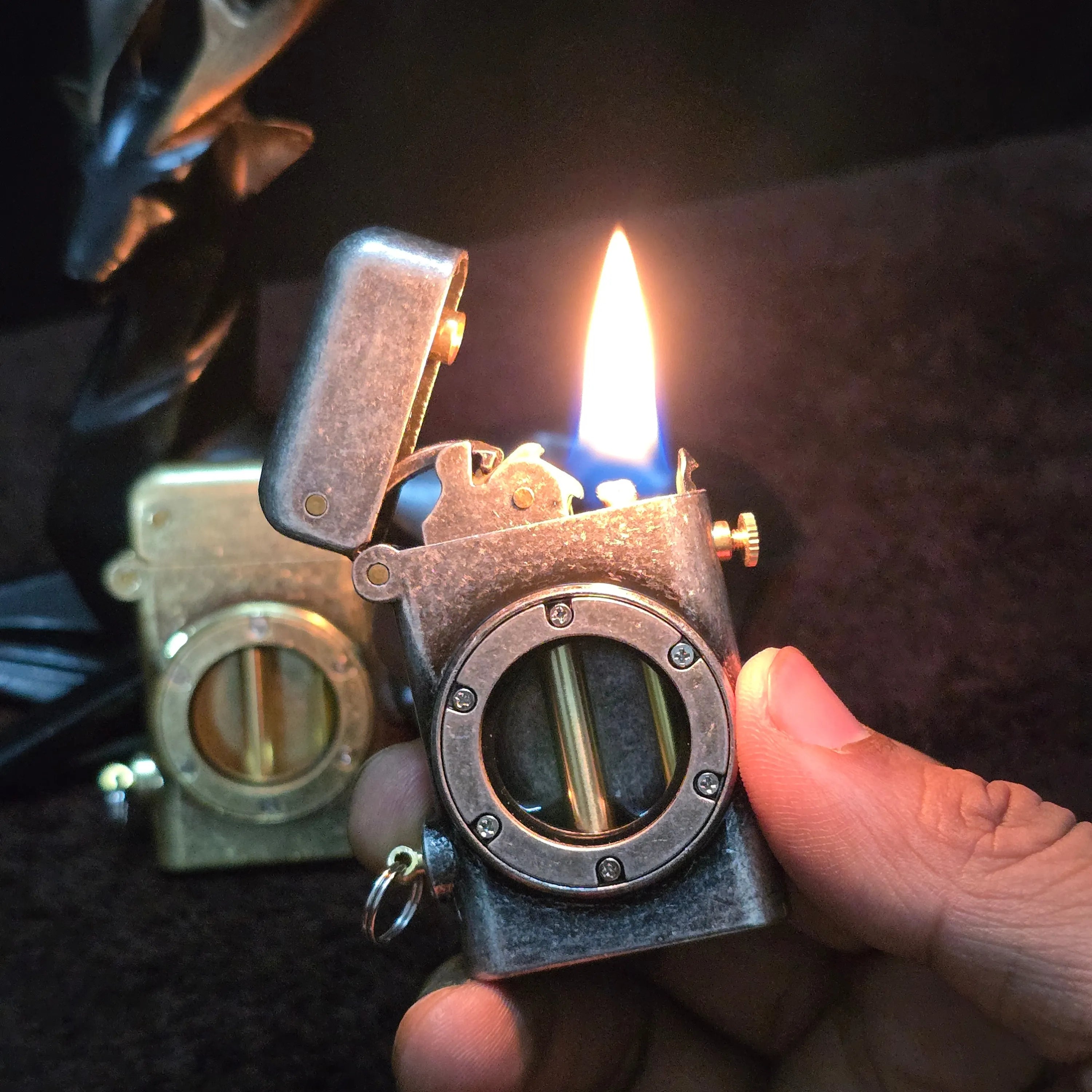 ALA FLAME Rotary Retro Trench Lighter