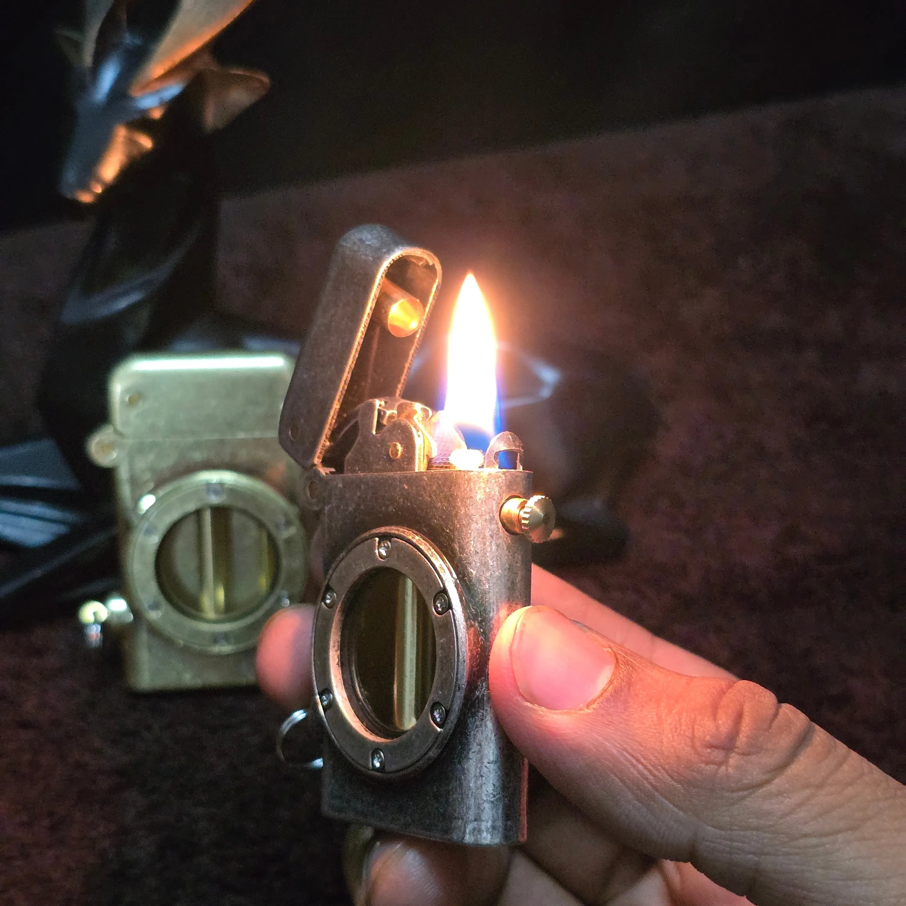 ALA FLAME Rotary Retro Trench Lighter