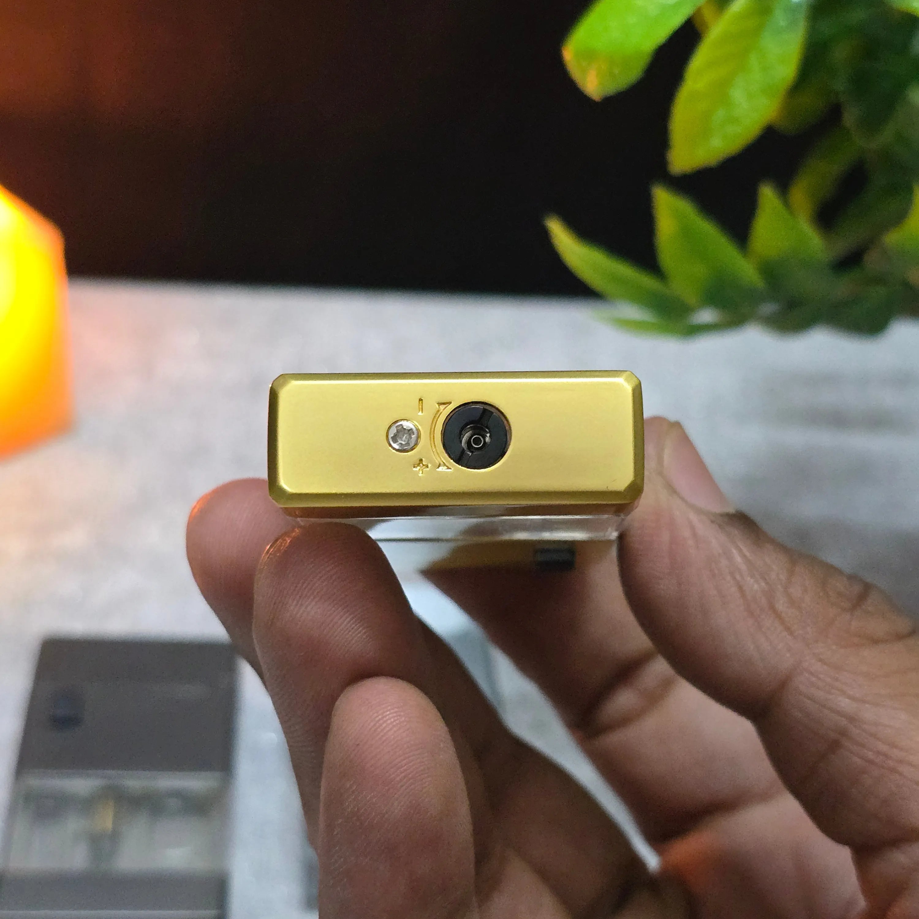 ALA FLAME TwinBeam Dual Flame Transparent Tank Lighter