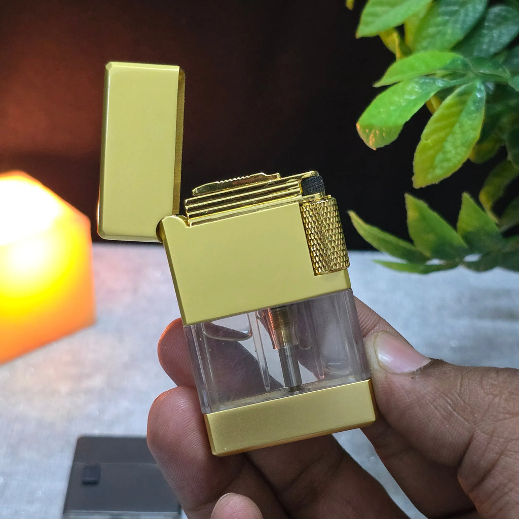 ALA FLAME TwinBeam Dual Flame Transparent Tank Lighter