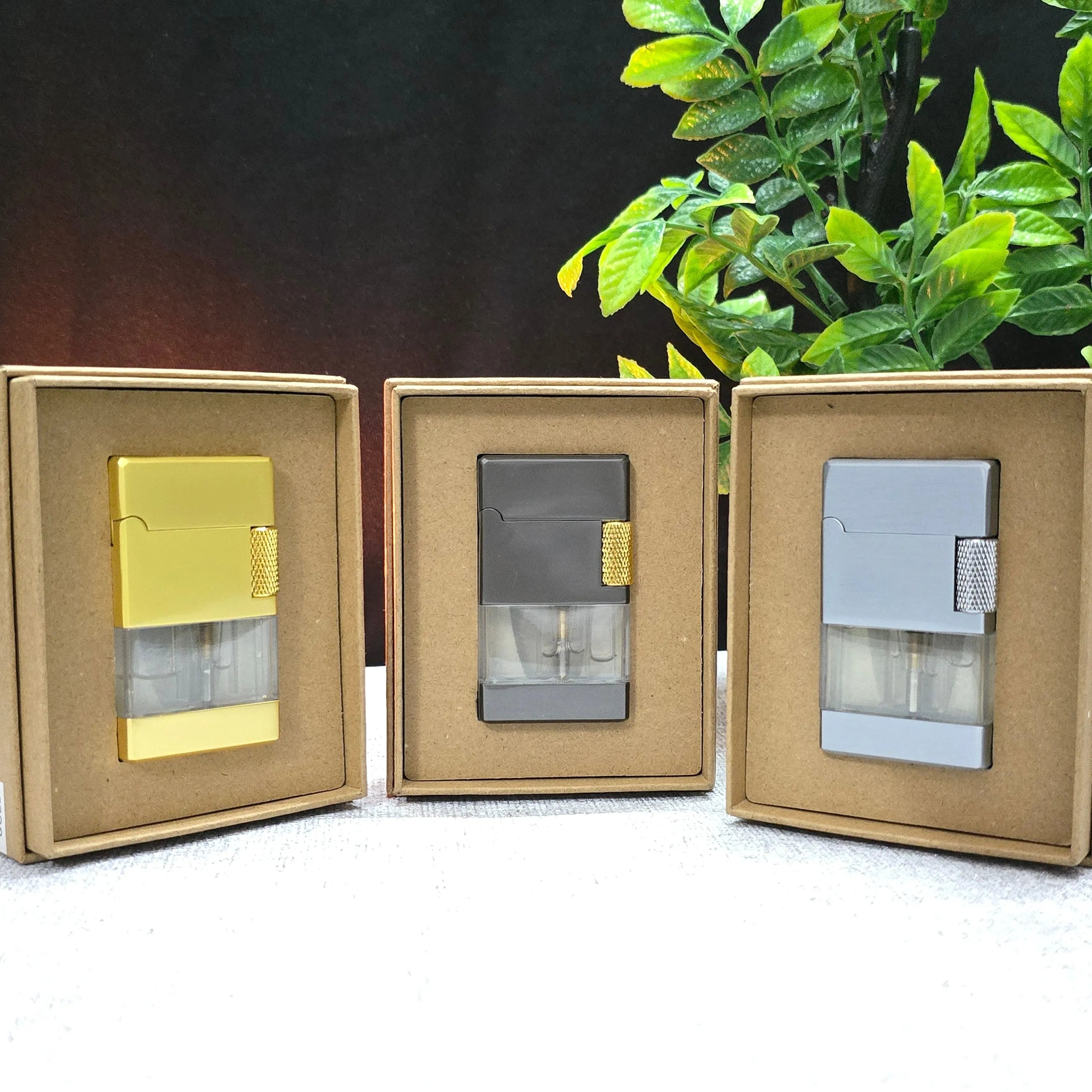 ALA FLAME TwinBeam Dual Flame Transparent Tank Lighter