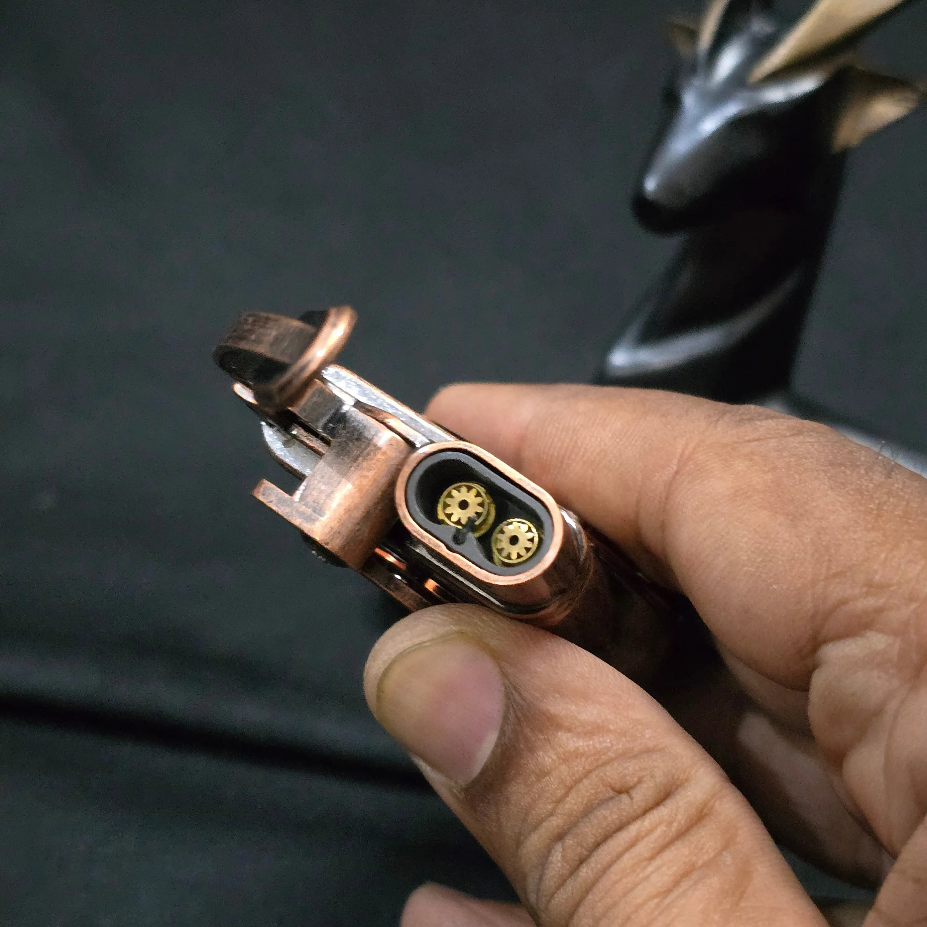 ALA FLAME Retro Dual Torch Cigarette Lighter
