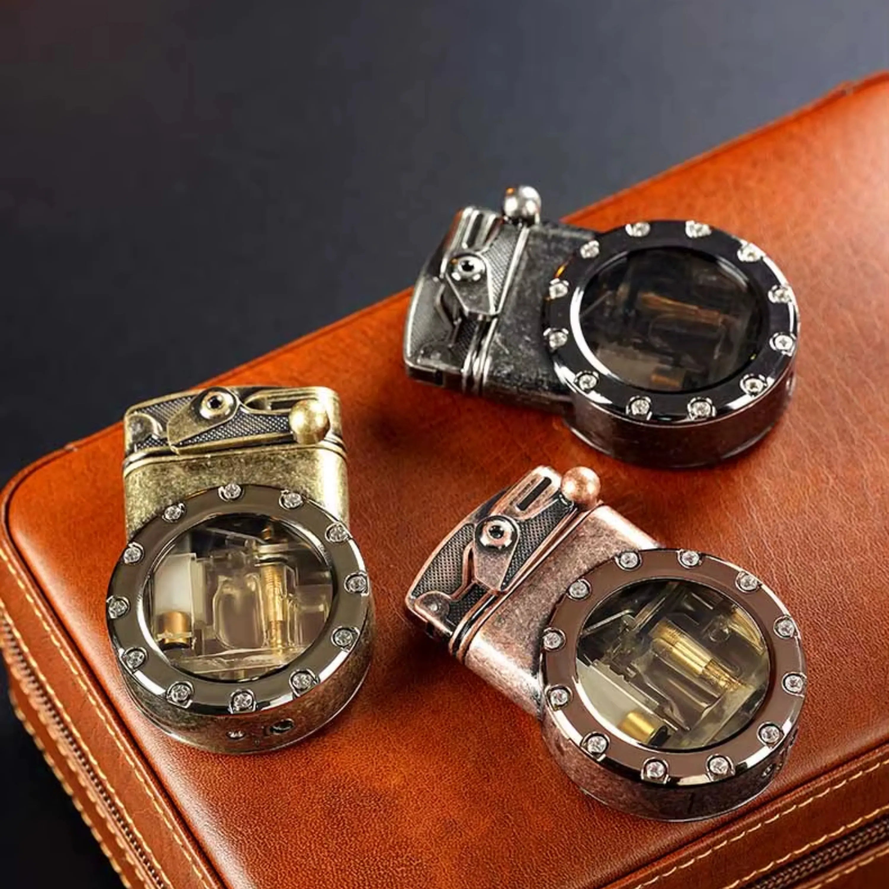 ALA FLAME Retro Dual Torch Cigarette Lighter