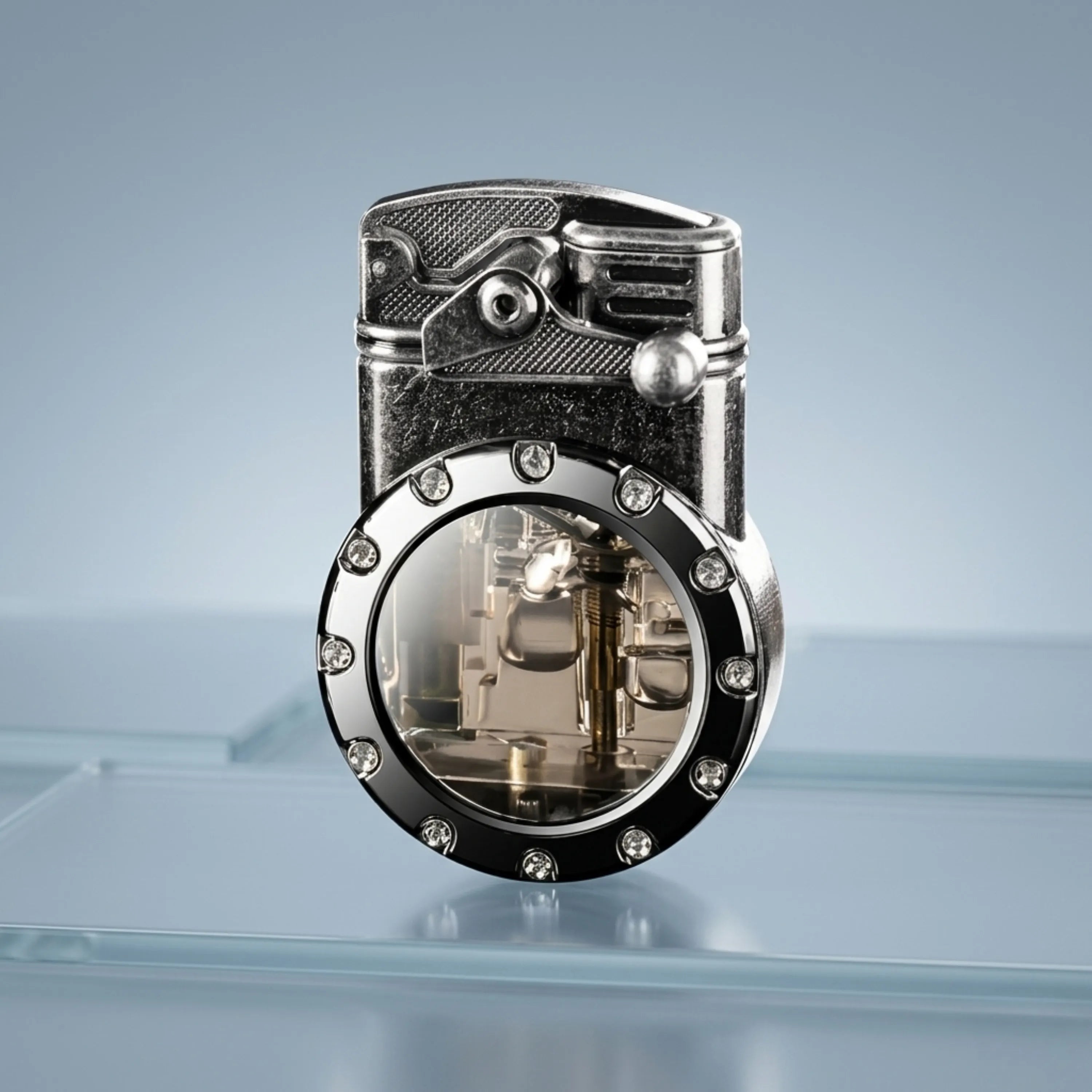 ALA FLAME Retro Dual Torch Cigarette Lighter