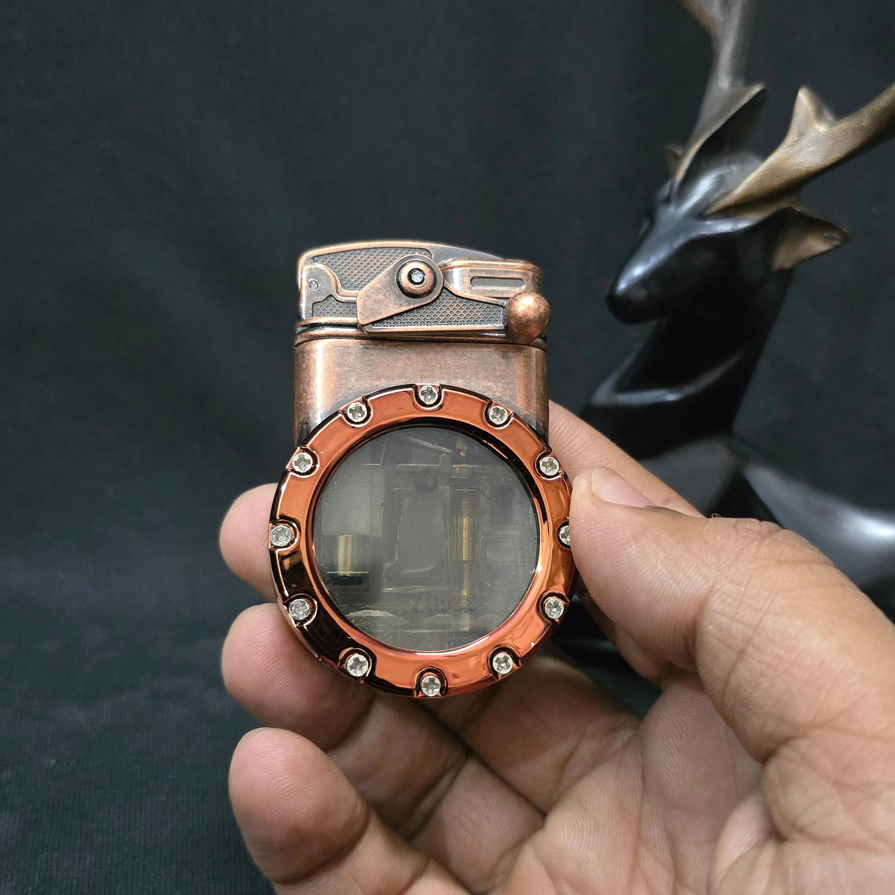 ALA FLAME Retro Dual Torch Cigarette Lighter
