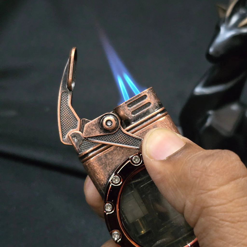 ALA FLAME Retro Dual Torch Cigarette Lighter